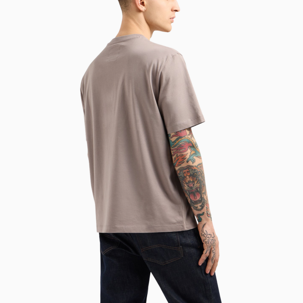 Мъжка тениска Men’s t-shirt Armani Exchange XM000363 AF12308 U6207 Driftwood back view