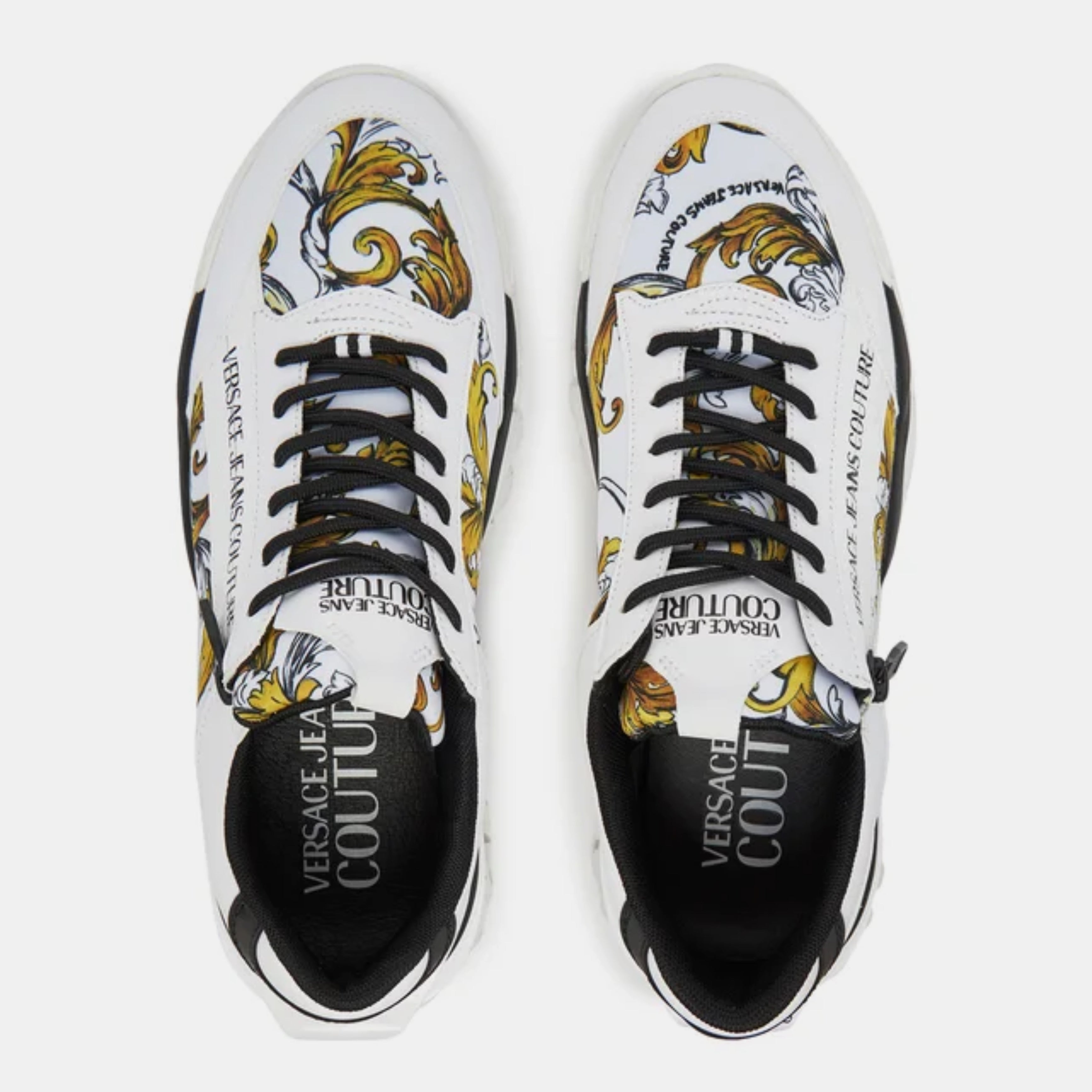 Мъжки кецове Men’s sneakers Versace Jeans Couture Trail Trek 78YA3SI5 ZSC57 G03 White Gold top view