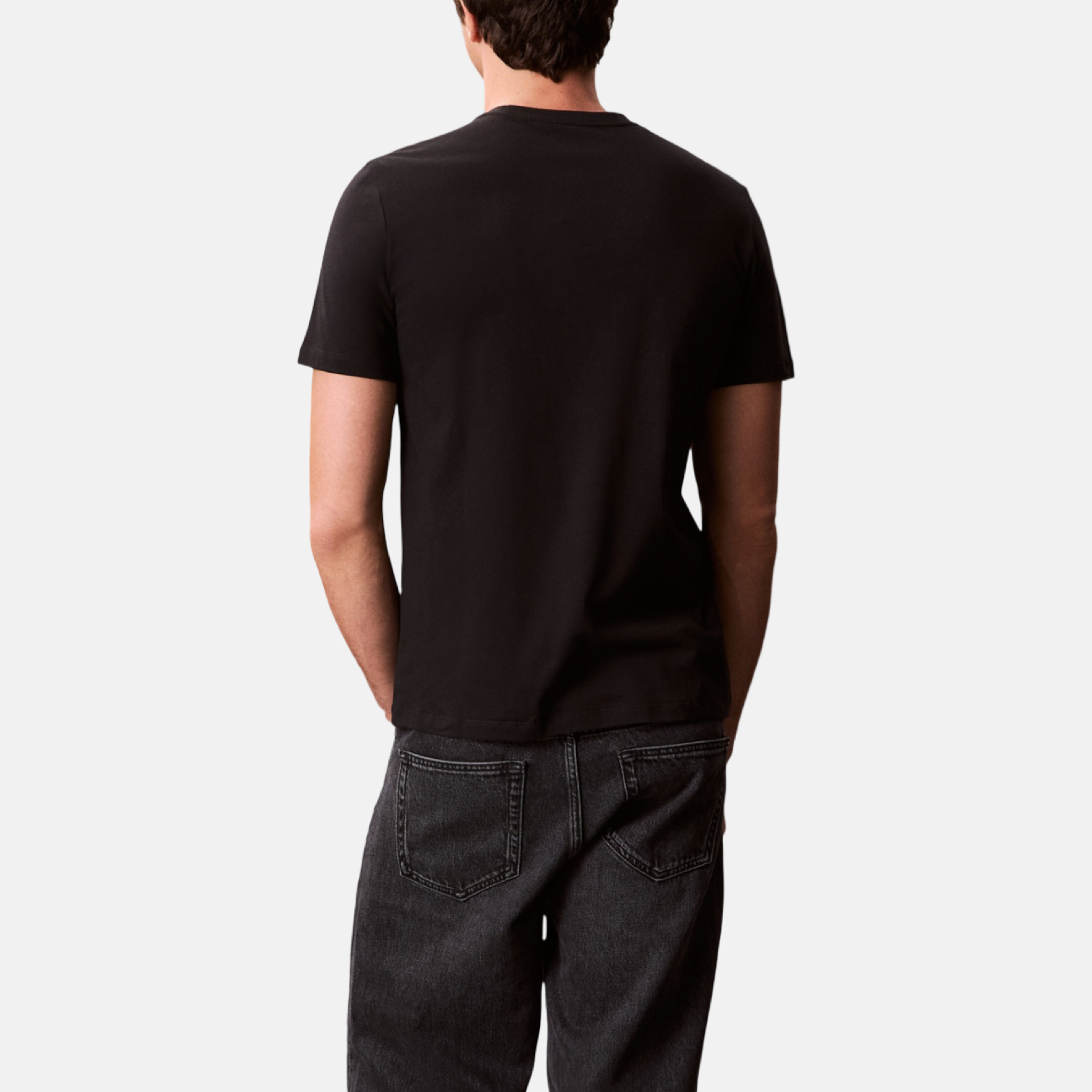 Мъжка черна тениска Calvin Klein LV04RC854G Back View