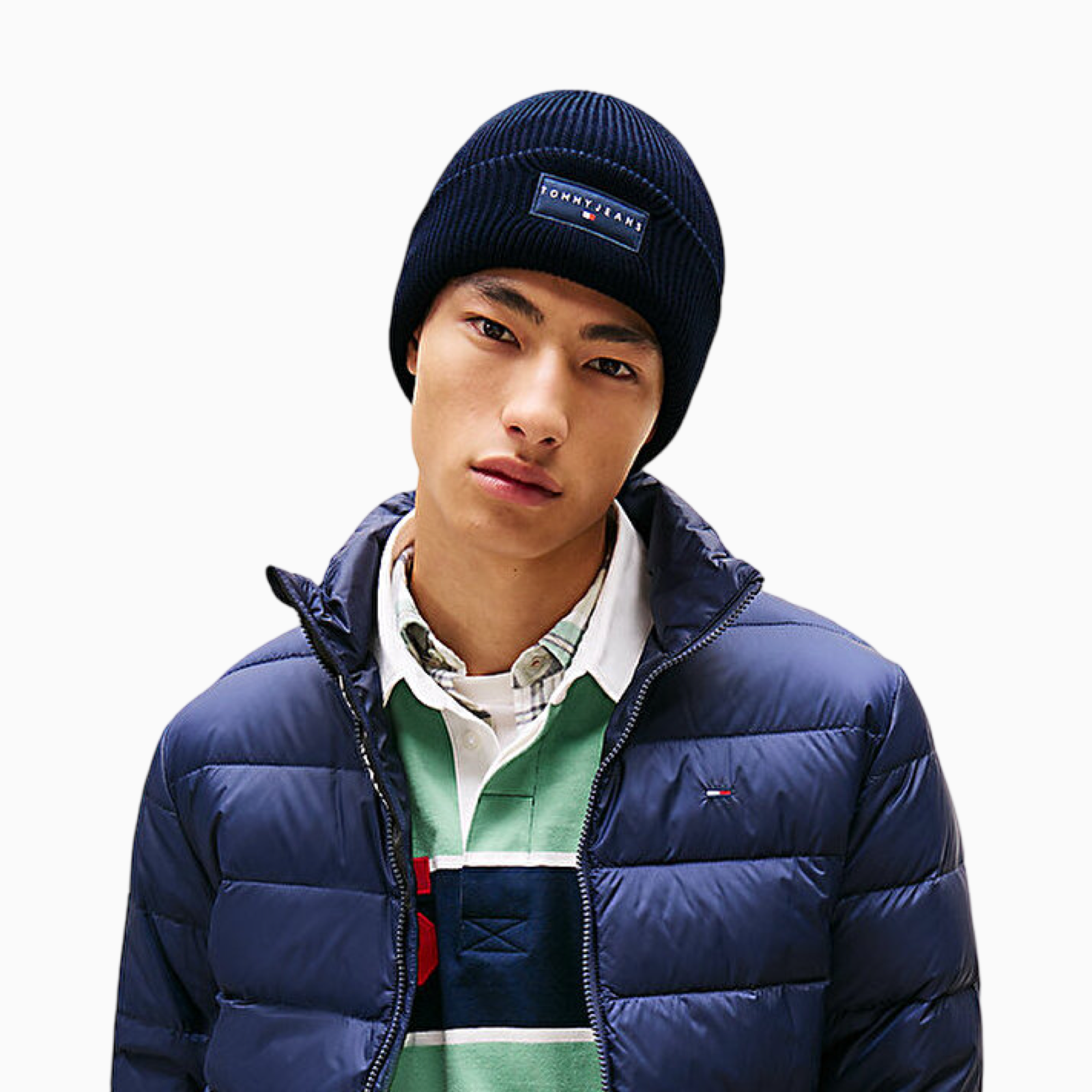 Мъжки зимна шапка Tommy Hilfiger Men Hat AM0AM13666 Model View