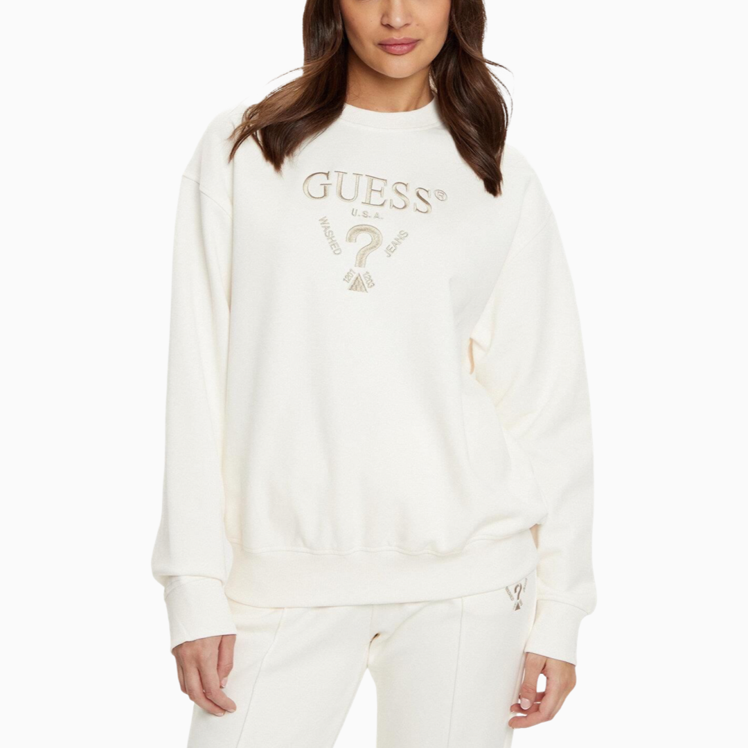 Дамска бяла блуза Guess Active V5RQ12 KC3D2