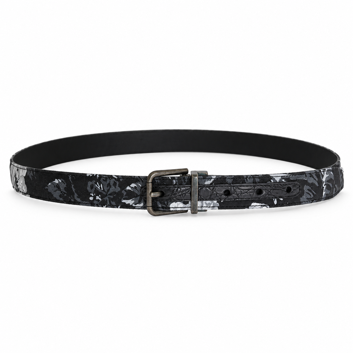 Men's belt Dolce & Gabbana SKU: BC3614 A2D86 8Q838 full length view