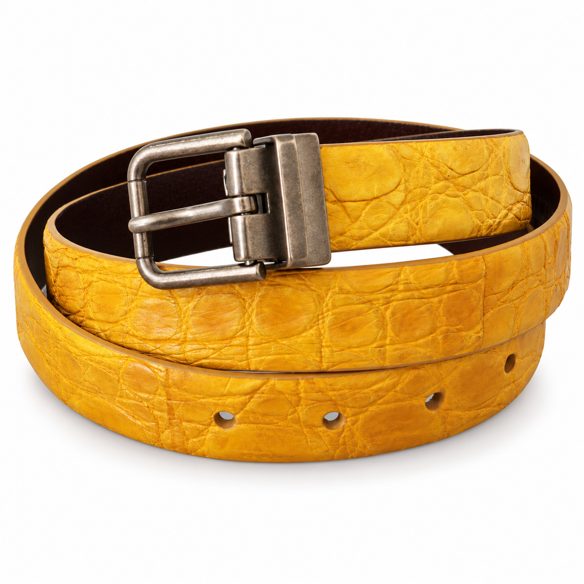Men's belt Dolce & Gabbana SKU: BC3614 B284S 80220 coiled view