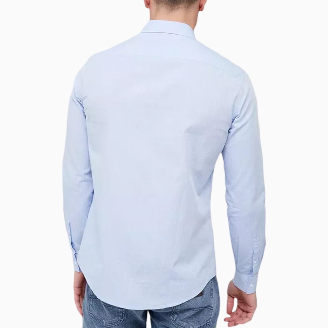 Мъжка риза в светло синьо Armani Exchange Men’s shirt 8NZCGB Z8ANZ in Light Blue 