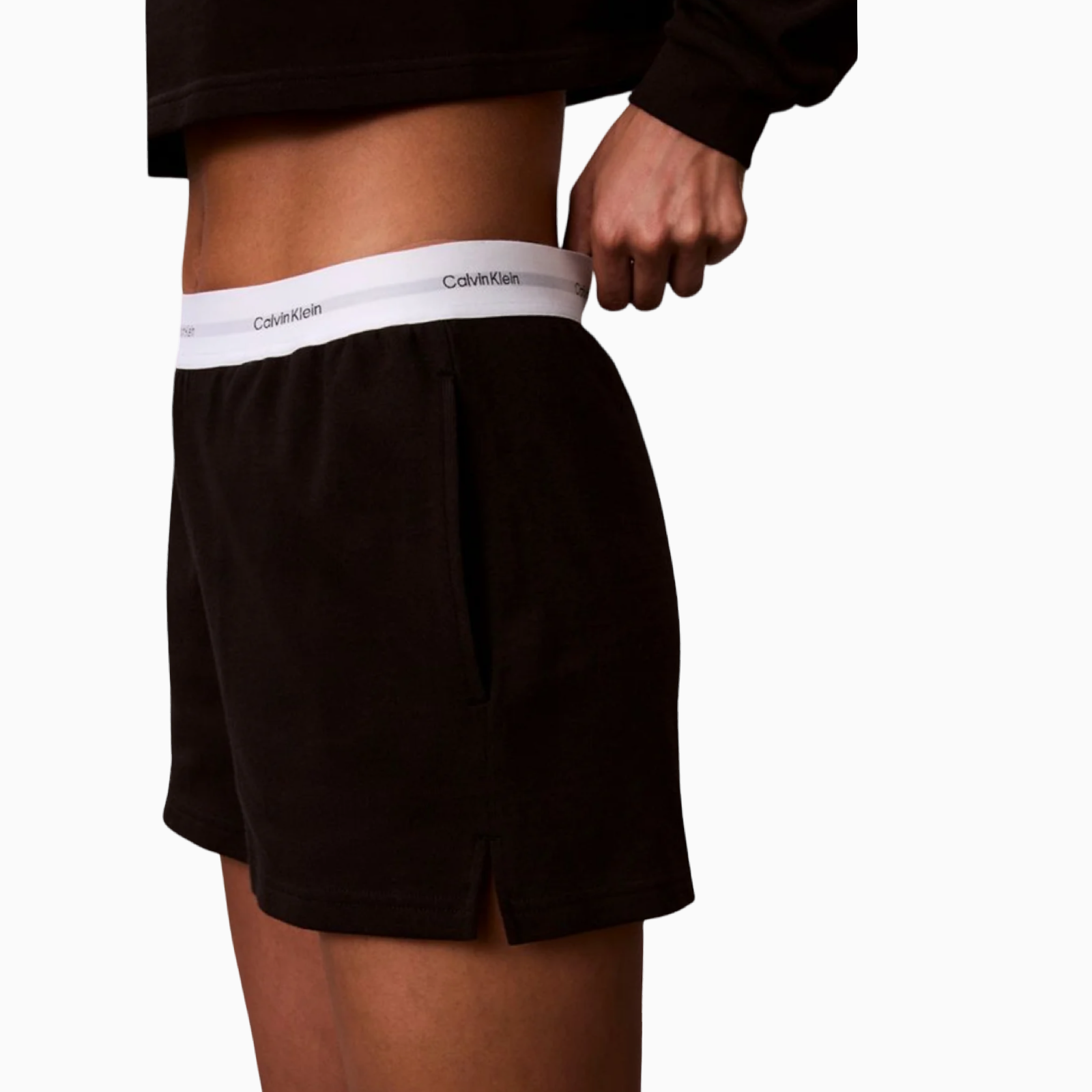 Дамски шорти Calvin Klein Women Shorts LV00QS7517 UB1 Side View