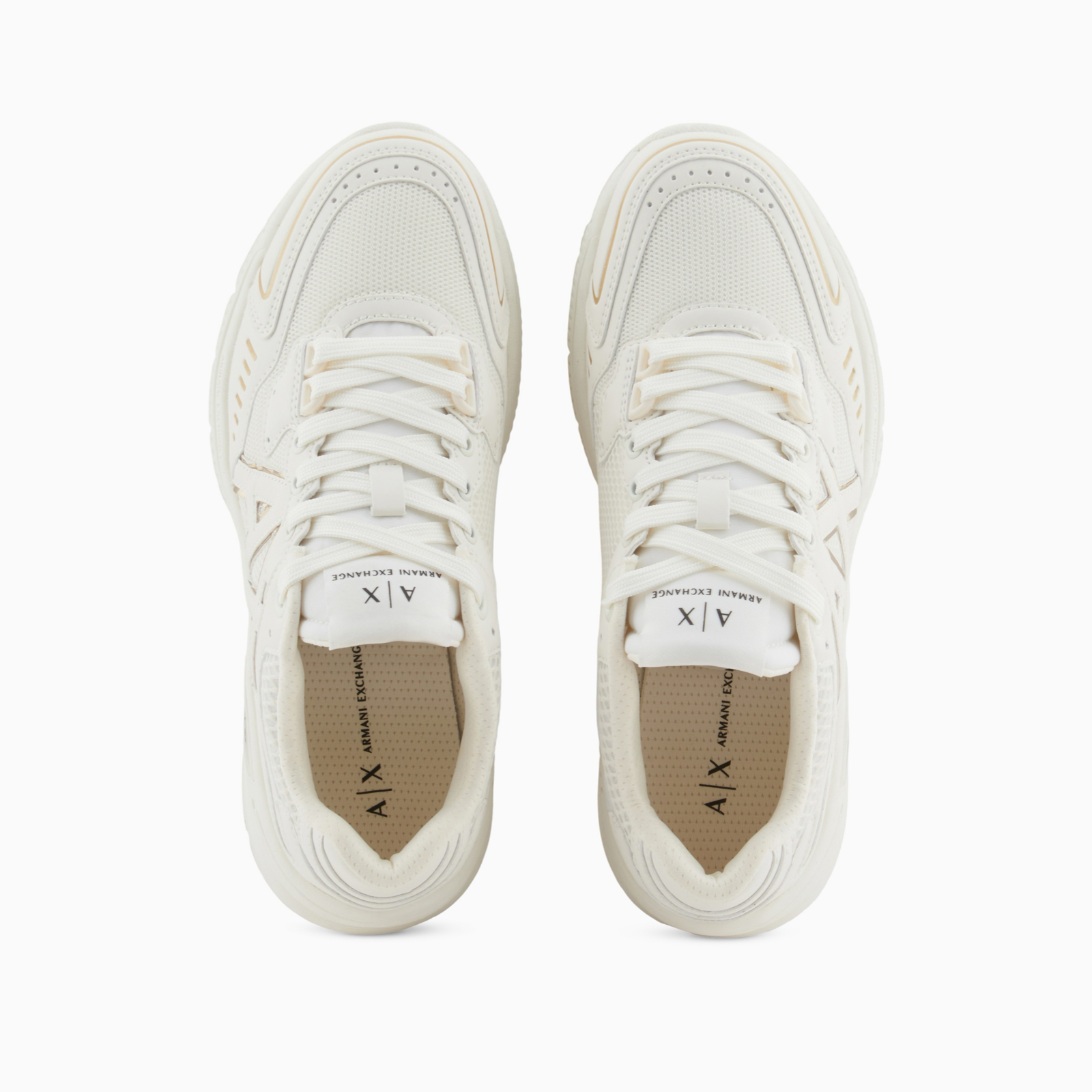 Дамски маратонки Armani Exchange Women Sneakers XW002153 AF22757 Top View