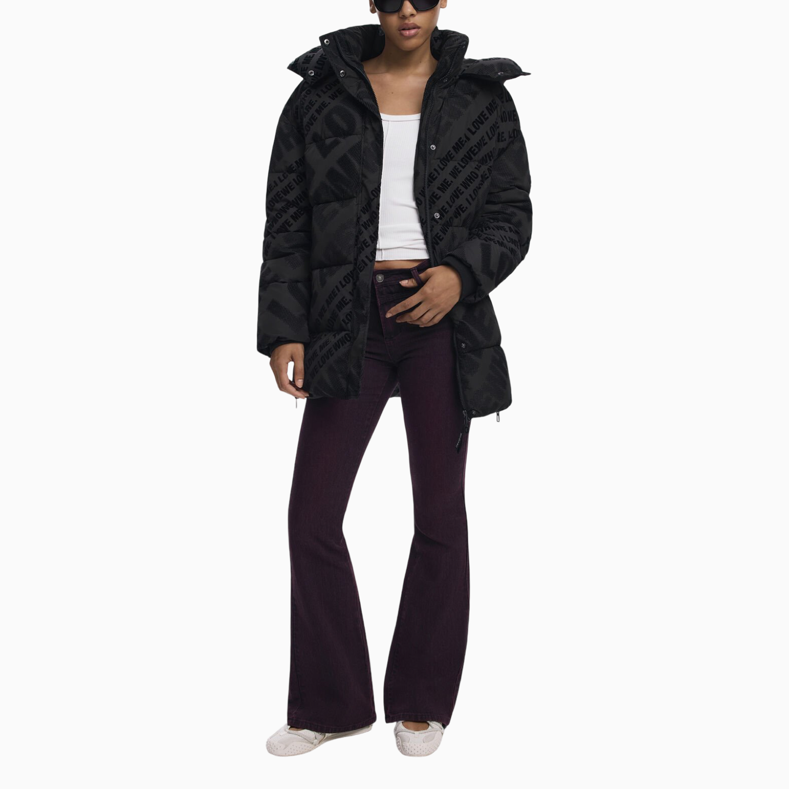 Дамско яке Desigual Women Jacket 25WWEW23 Front View