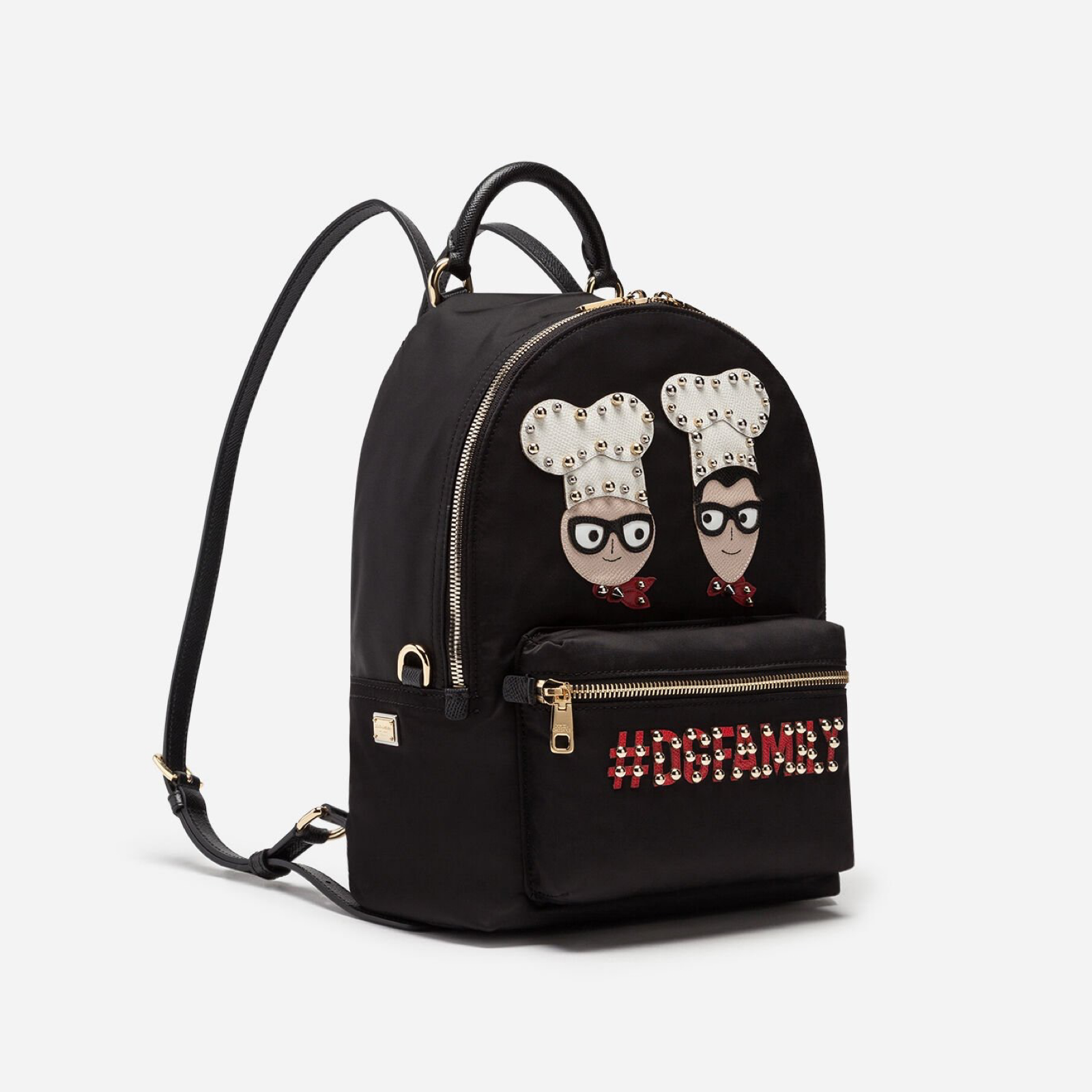 Dolce & Gabbana #DGFamily Vulcano Embellished Rucksack Side View