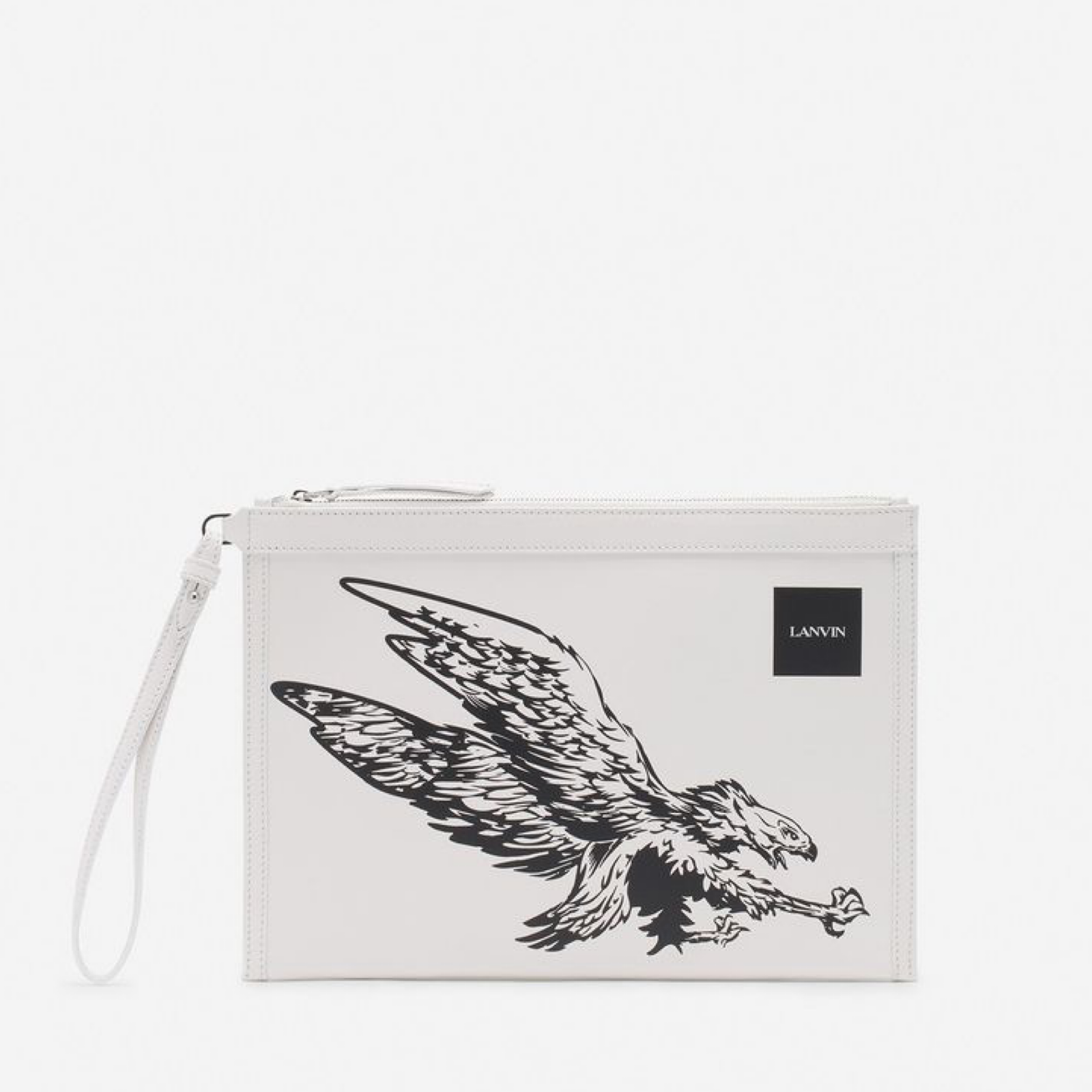 Мъжка клъч чанта Lanvin Eagle Print Men Clutch Bag
