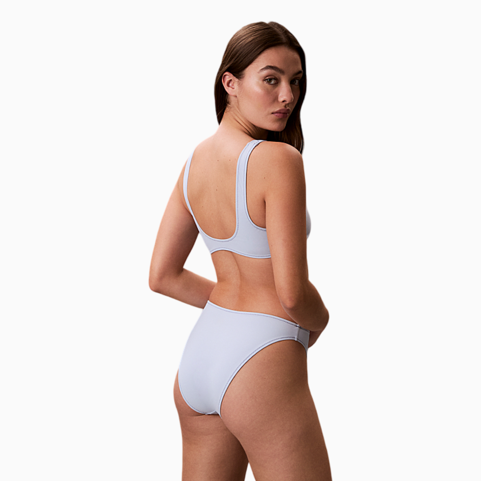 Дамски бански долно Calvin Klein Swimwear High Leg Bikini LV00Q61147 C1O Back View