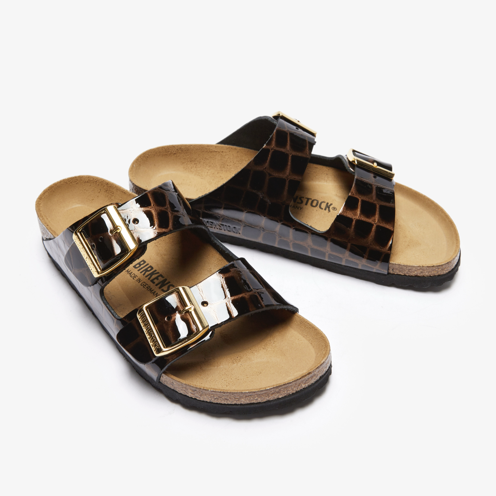 Дамски сандали Birkenstock Arizona BS Leather Embo Women Sandals 1032864 Top View