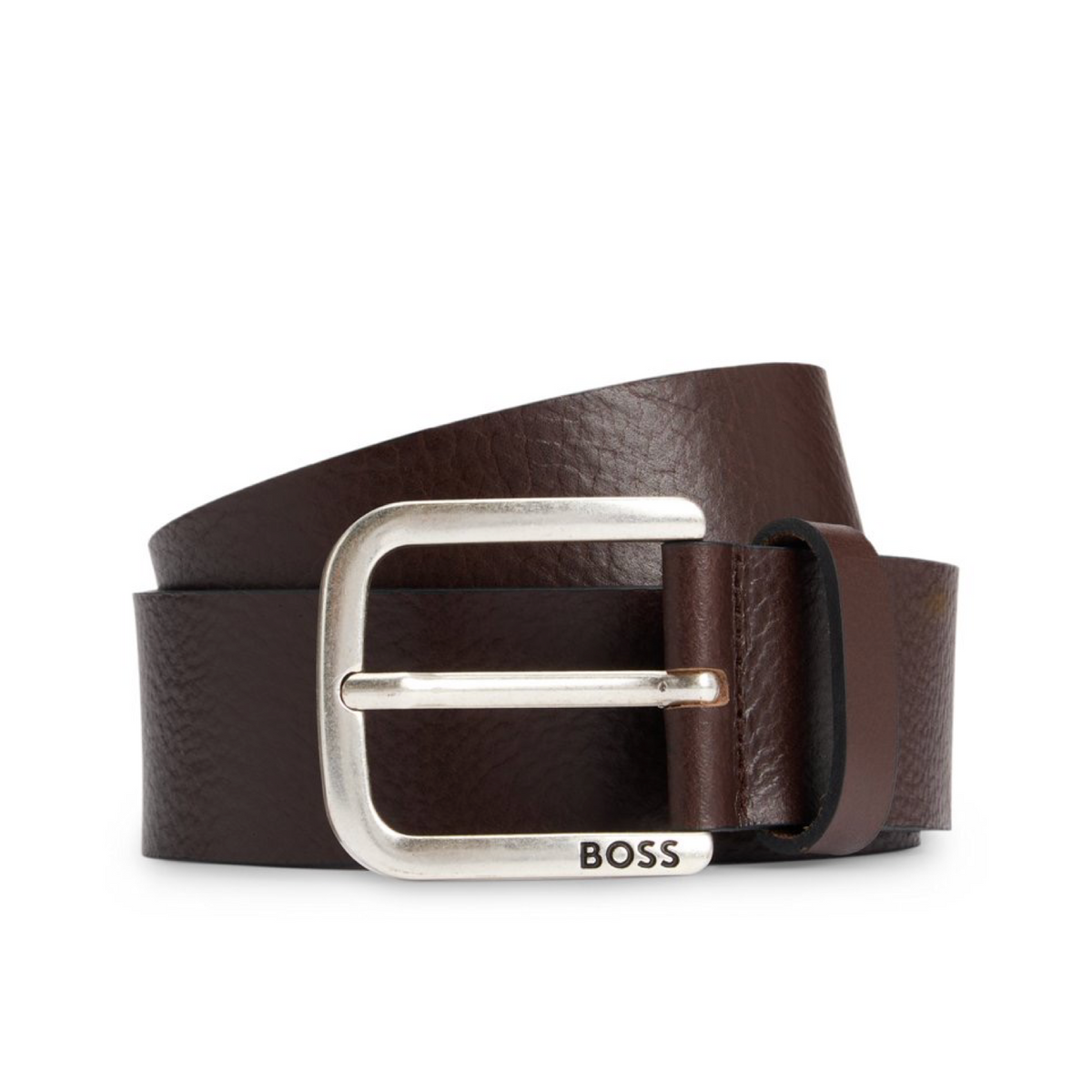Мъжки кафяв колан Boss Men Belt 50491903 202 Front View