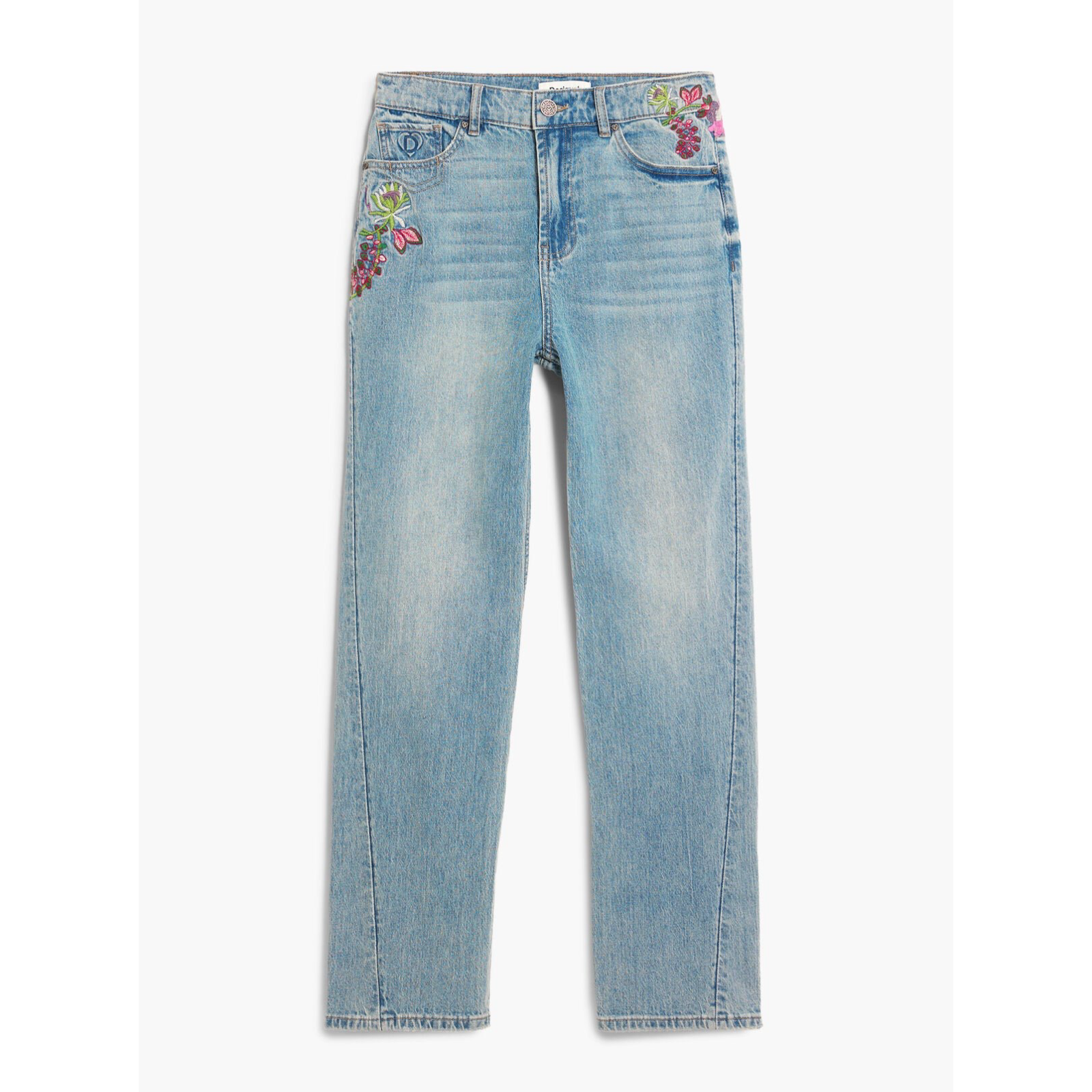 Дамски дънки Desigual Women Jeans 26SWDD30 5053 Front View
