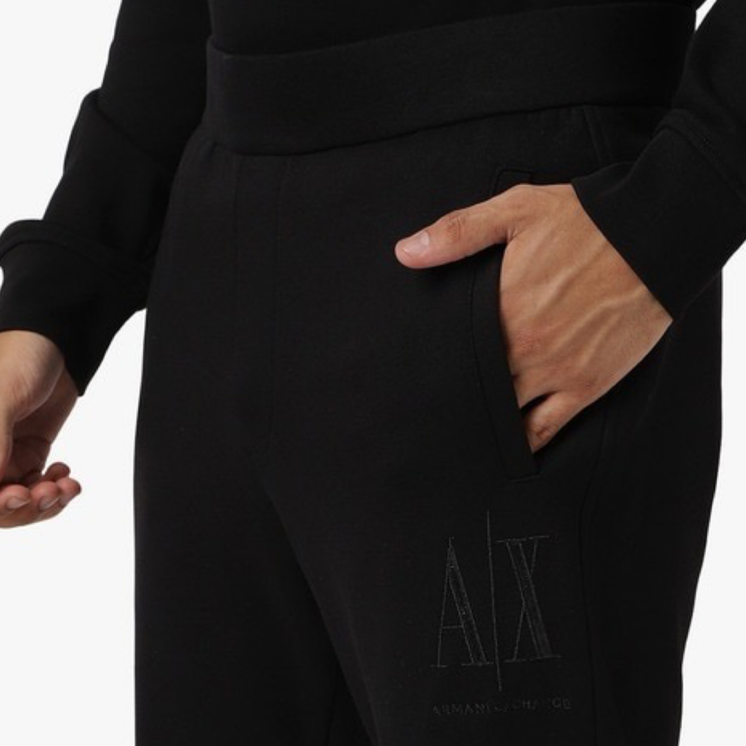 Мъжко черно спортно долнище Armani Exchange 8NZPPQ ZJ1ZZ