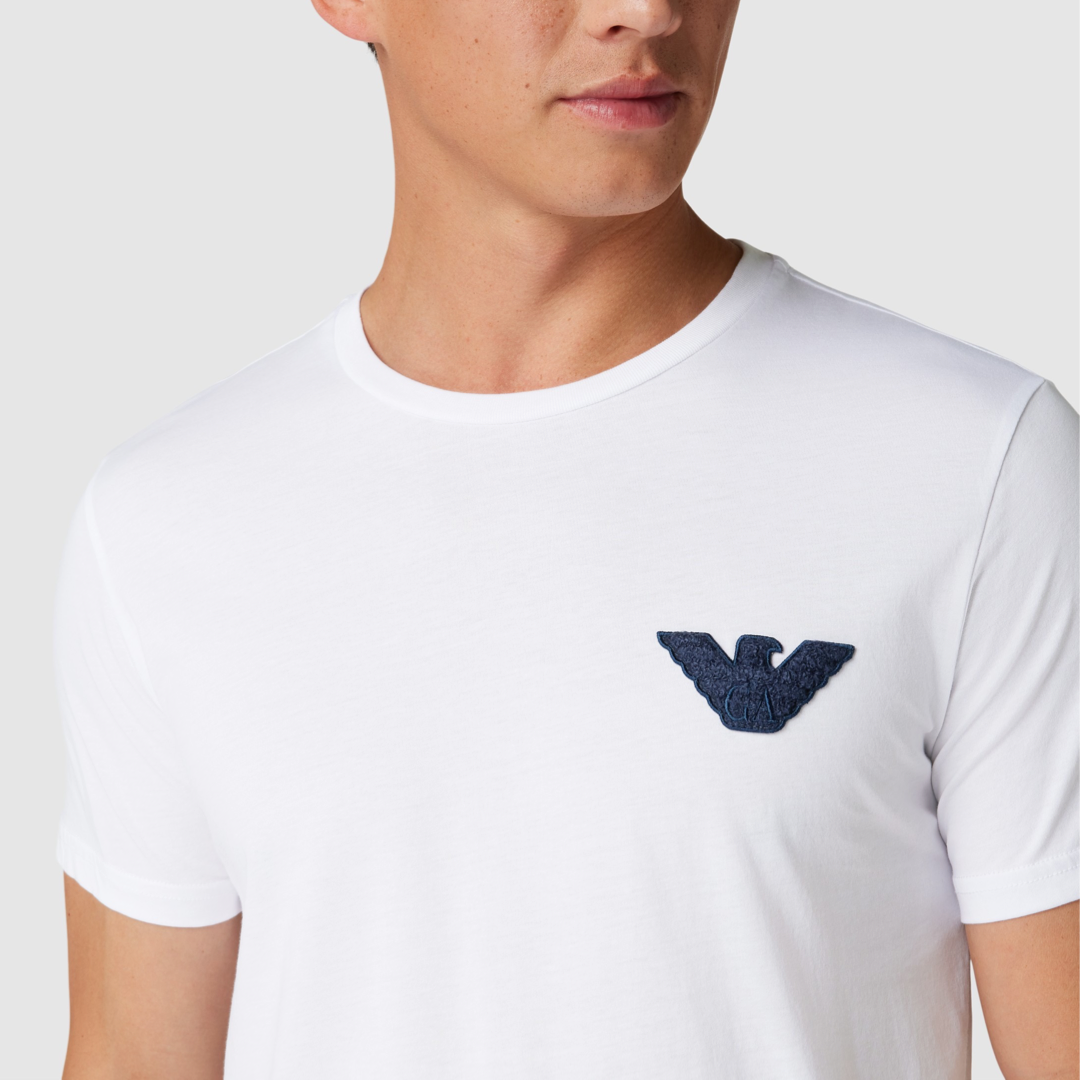 Мъжка бяла тениска Emporio Armani 211818 3R483