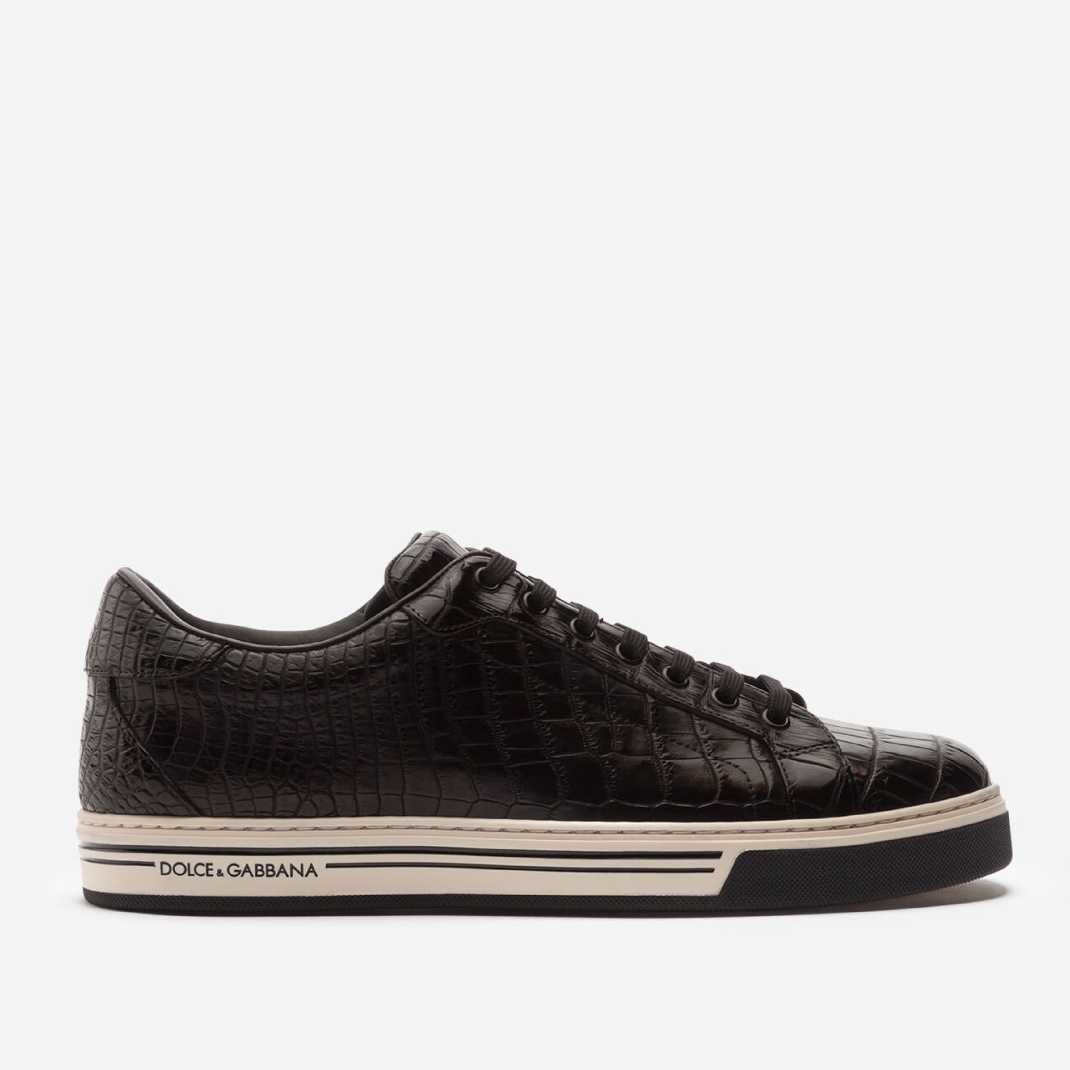 Dolce & Gabbana Roma Croco Women Sneakers