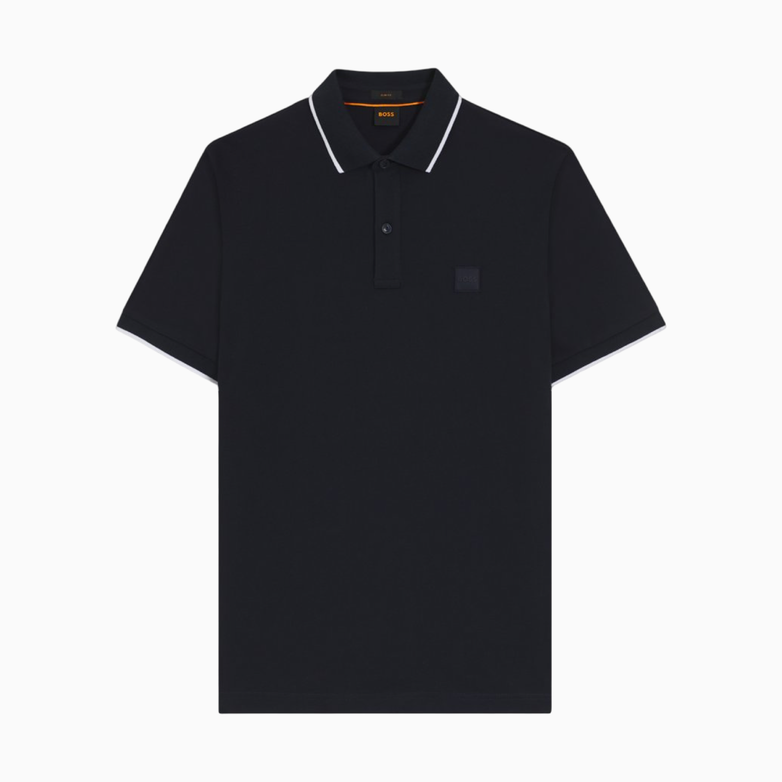 Мъжка тъмно синя поло тениска Boss Men Polo Passertip 50507669 404 Front View