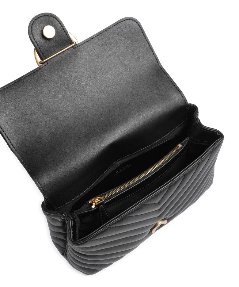 Дамска чанта Women’s handbag PINKO Love Lady Mini 100044 A0GK K35Q Black inside view