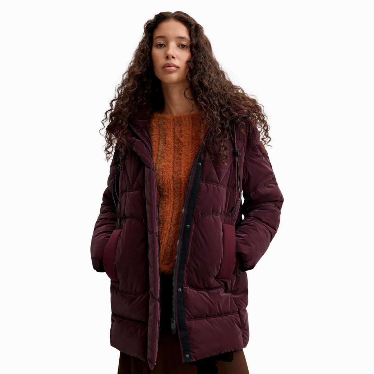 Дамско яке Desigual Women Jacket 26WWEW54 3032 Front View
