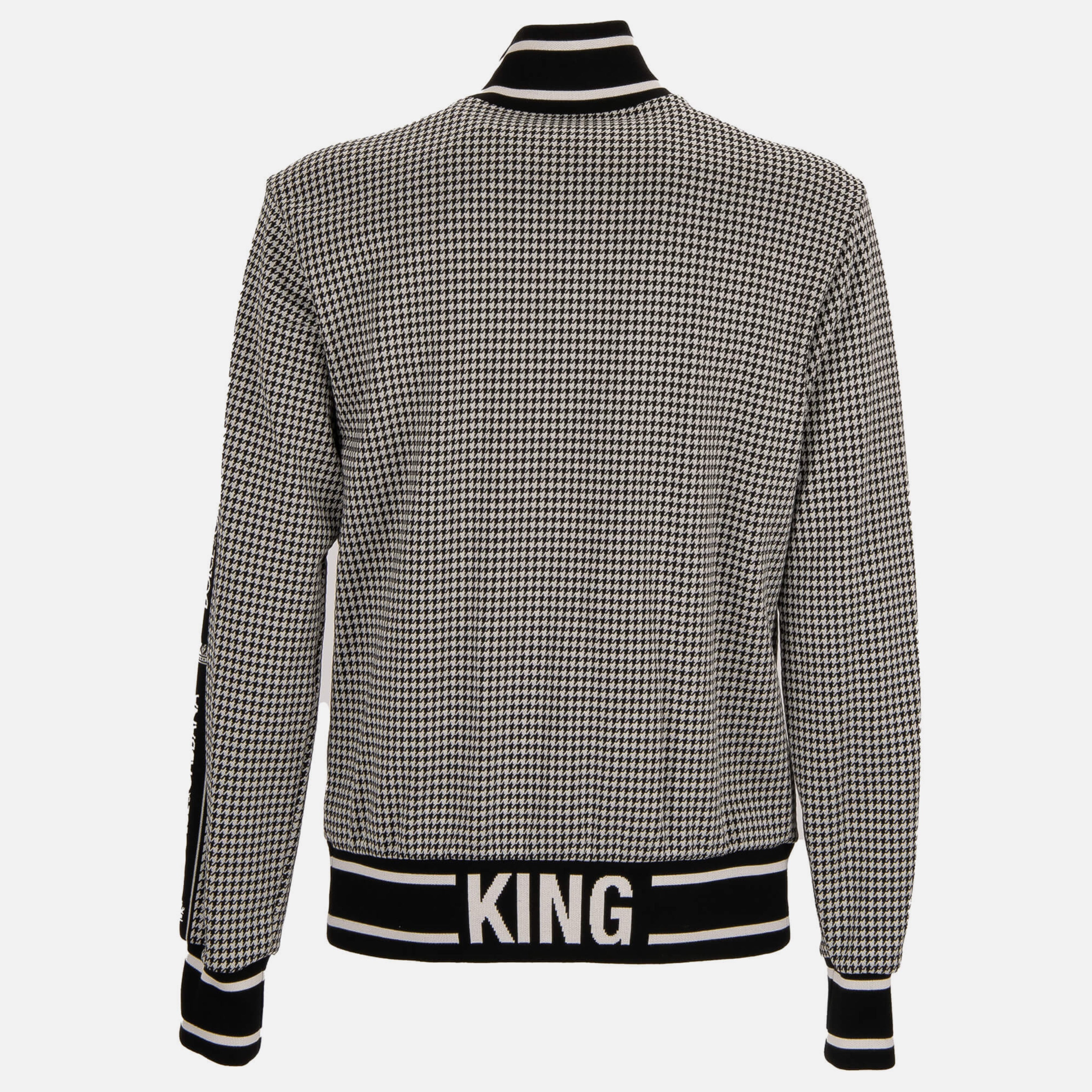 Мъжко жакардово яке Men’s jacquard jacket DOLCE & GABBANA G9OL0Z G7TUH S8350 back view