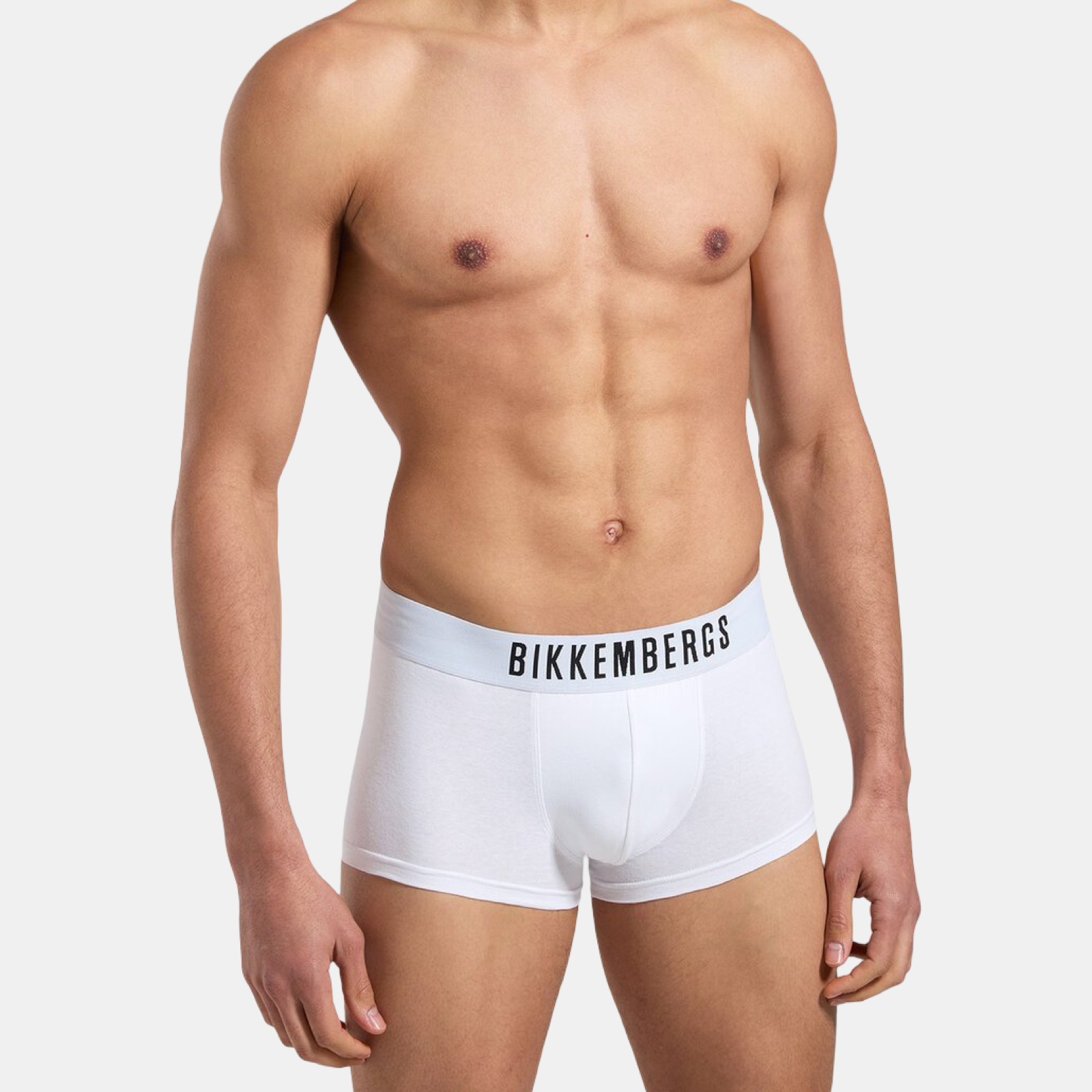3 броя бели боксерки Bikkembergs Boxers BKK1UTR10TR Front View