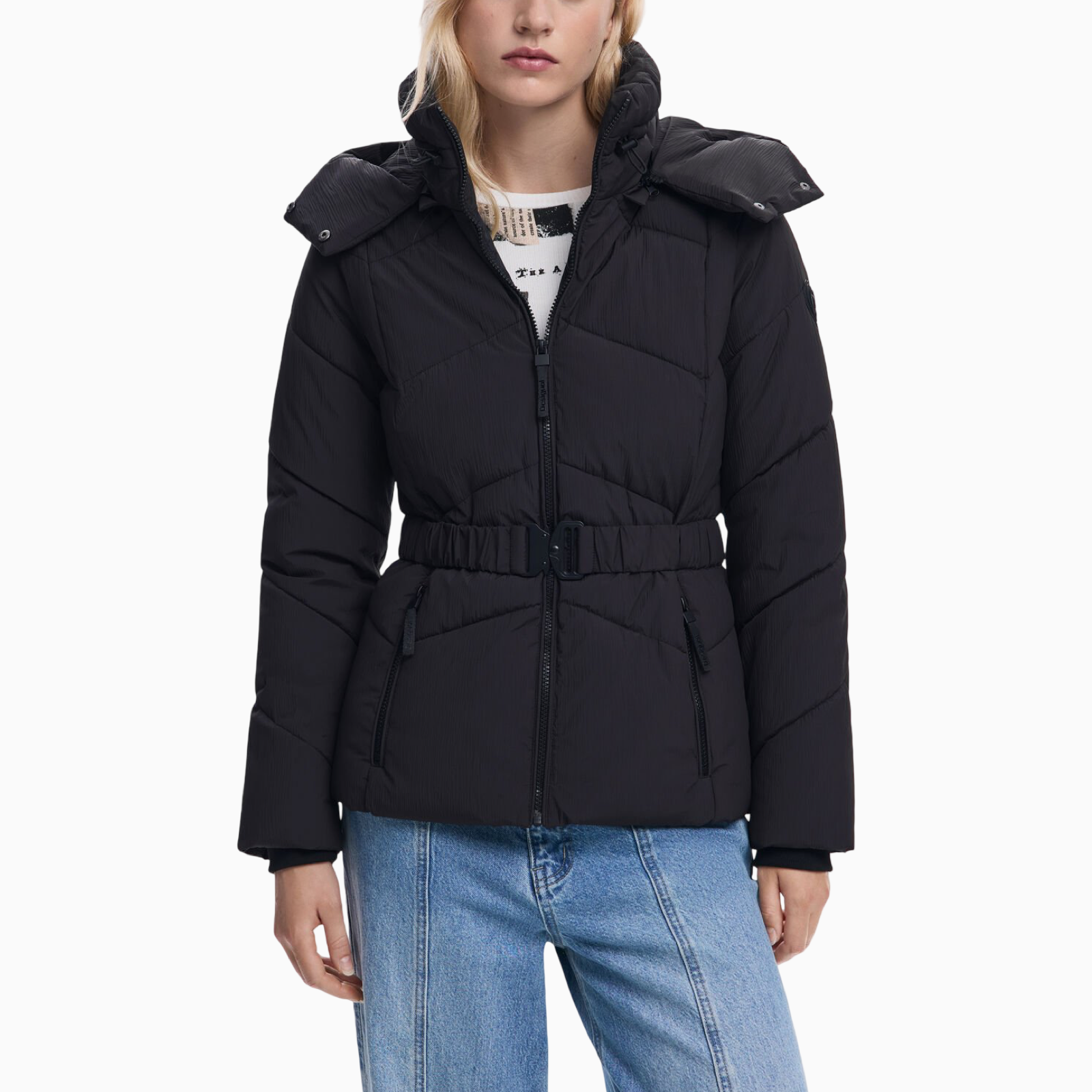 Дамско яке Desigual Women Jacket 25WWEW30 Front View