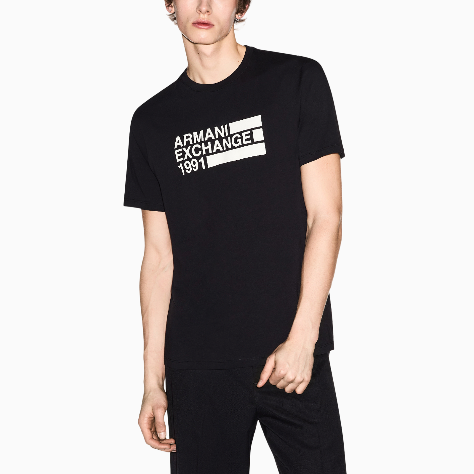 Мъжка тениска Armani Exchange Men T-shirt XM002788 AF10356 UC001 Front View