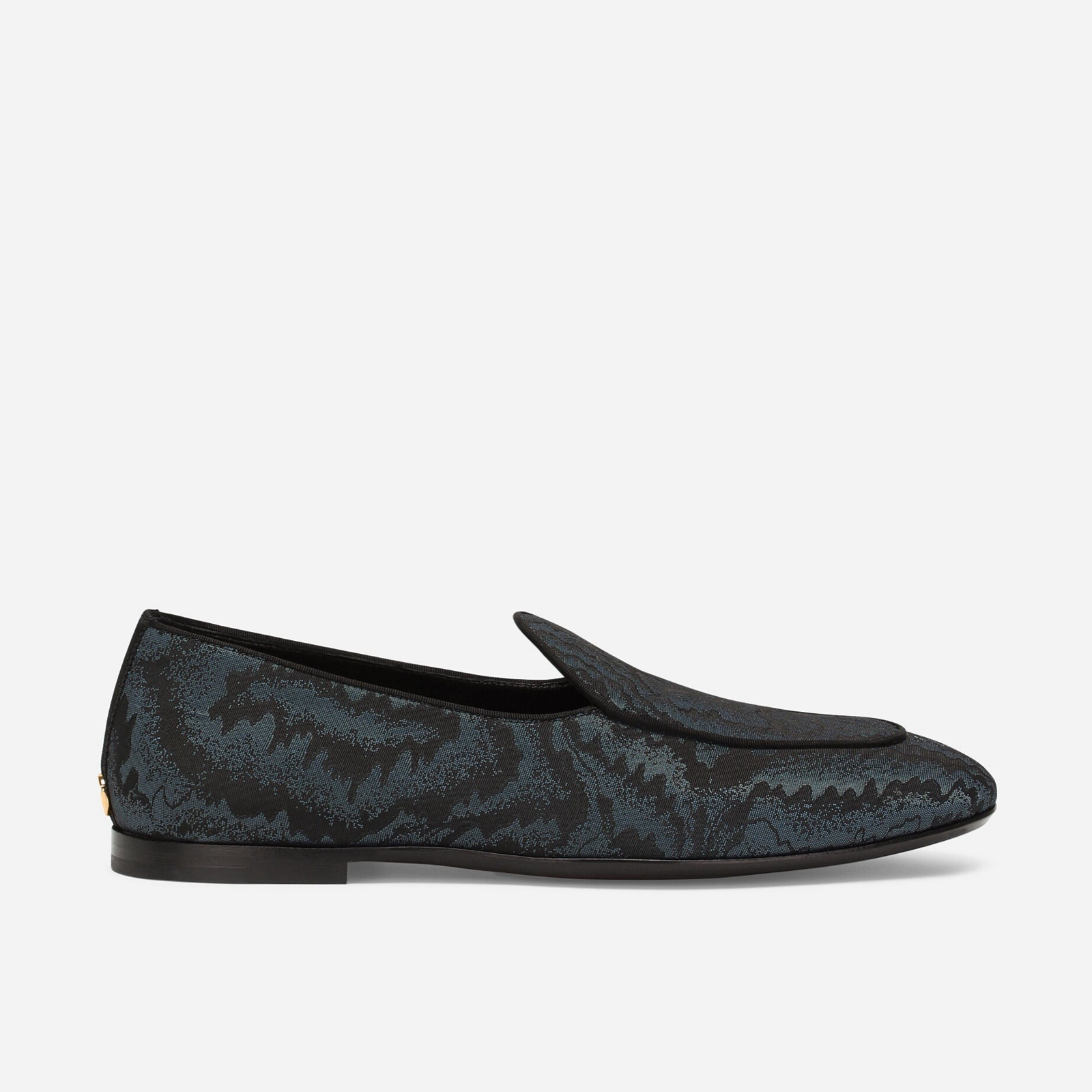 Мъжки мокасини Dolce & Gabbana Blue Black Men Loafers Medial View