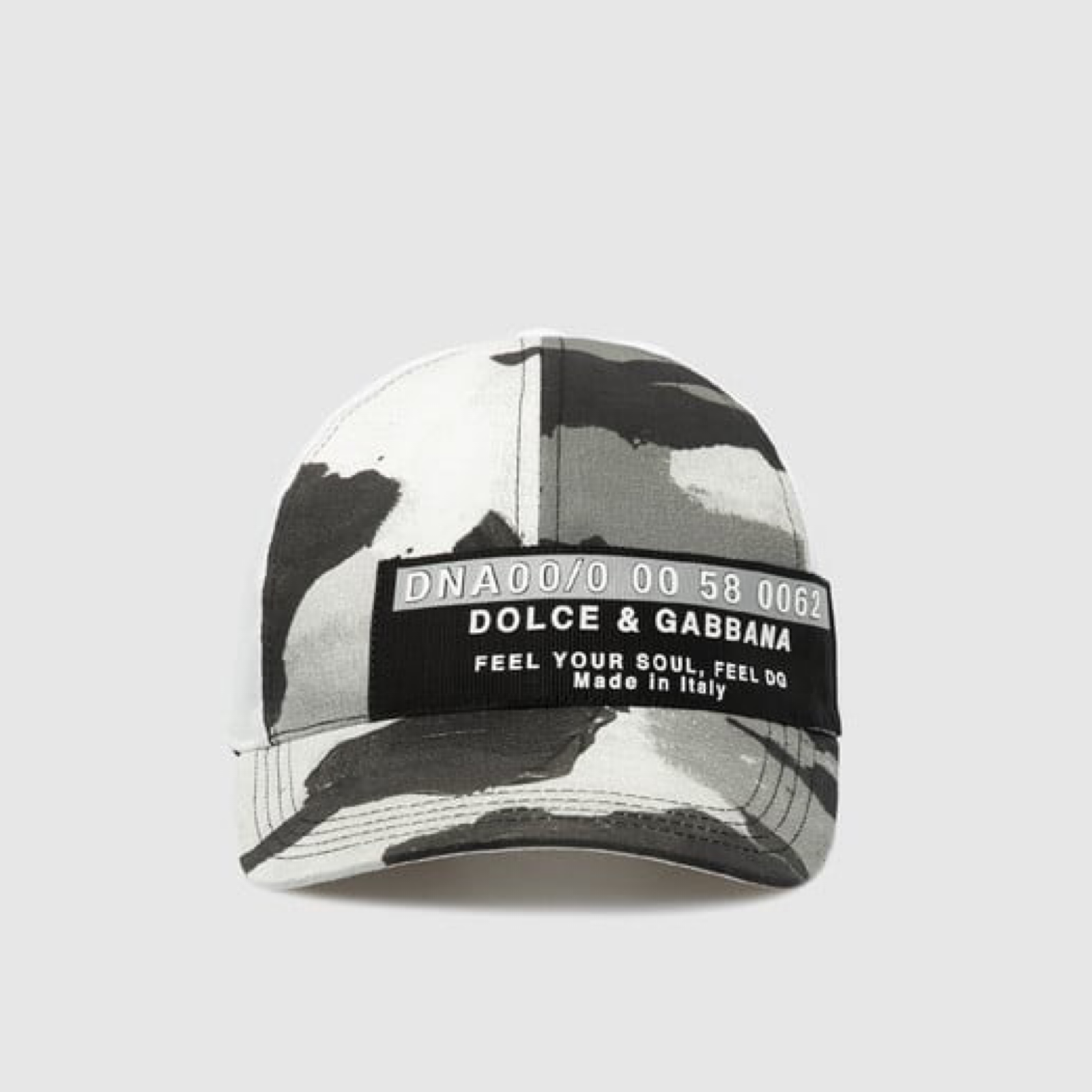 Мъжка шапка Dolce & Gabbana Camouflage 6 Panels Baseball Cap Front View
