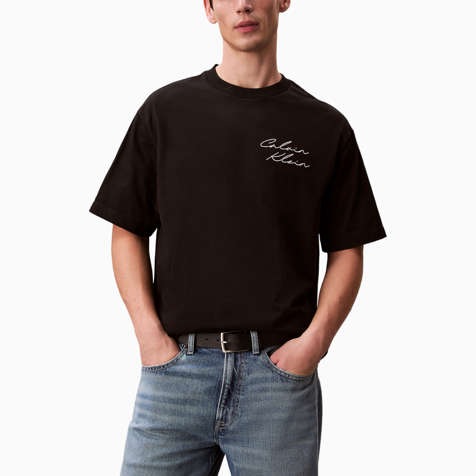 Мъжка тениска Calvin Klein Jeans Men T-shirt LV04RE828G UB1 Front View