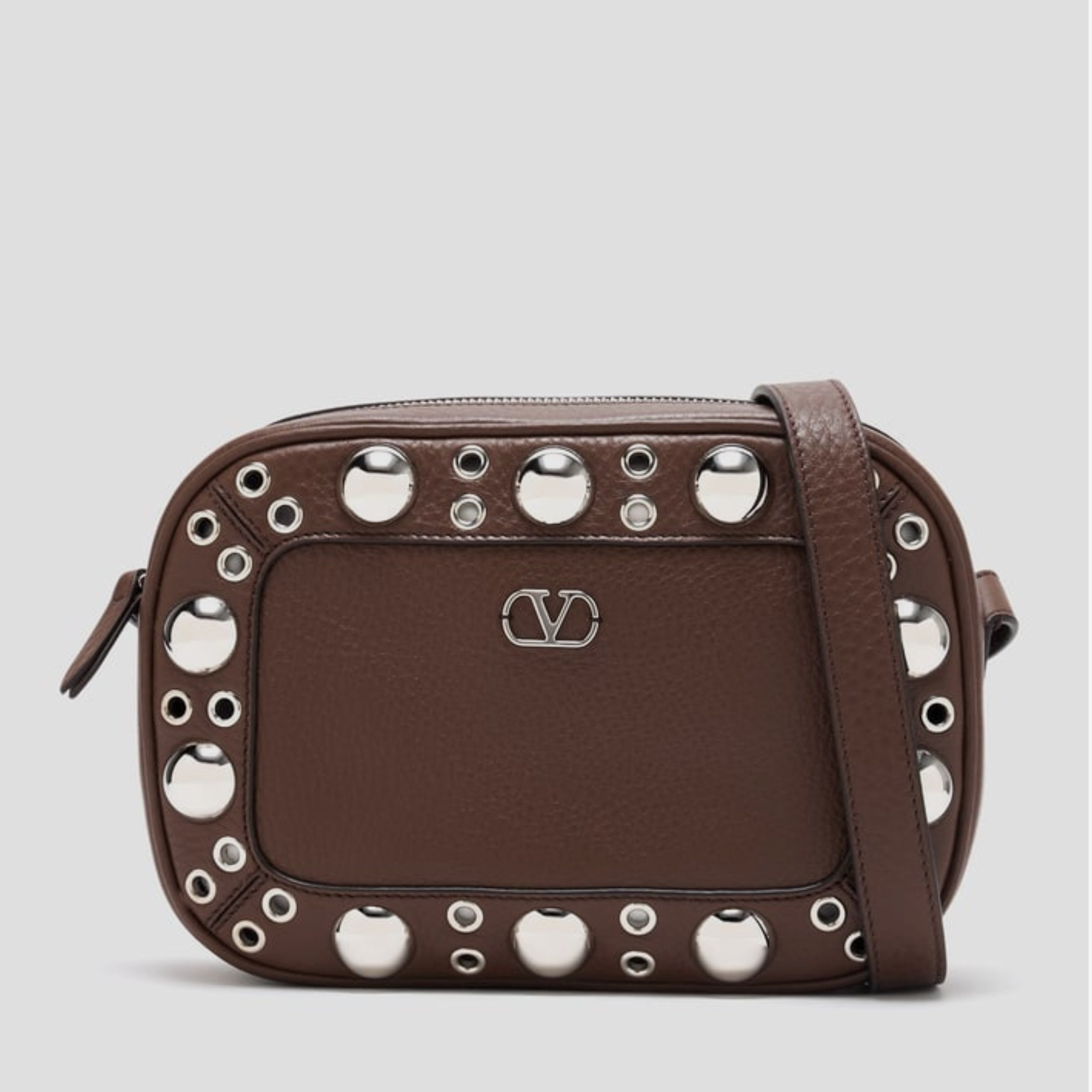 Дамска луксозна чанта Women’s shoulder bag Valentino Garavani Nellcôte
WB0R74MJLW04 Brown front view