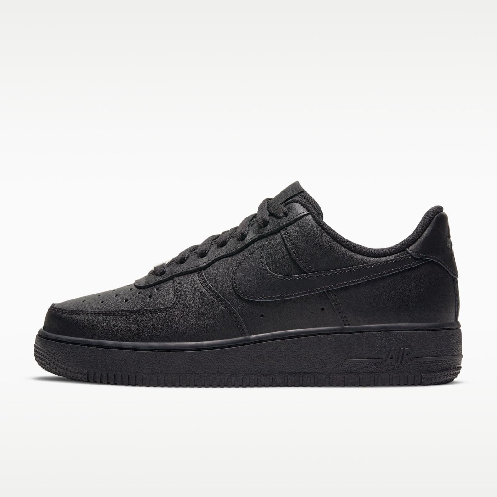 Дамски черни кецове Nike Air Force 1 '07 DD8959-001 Women Sneakers Lateral View