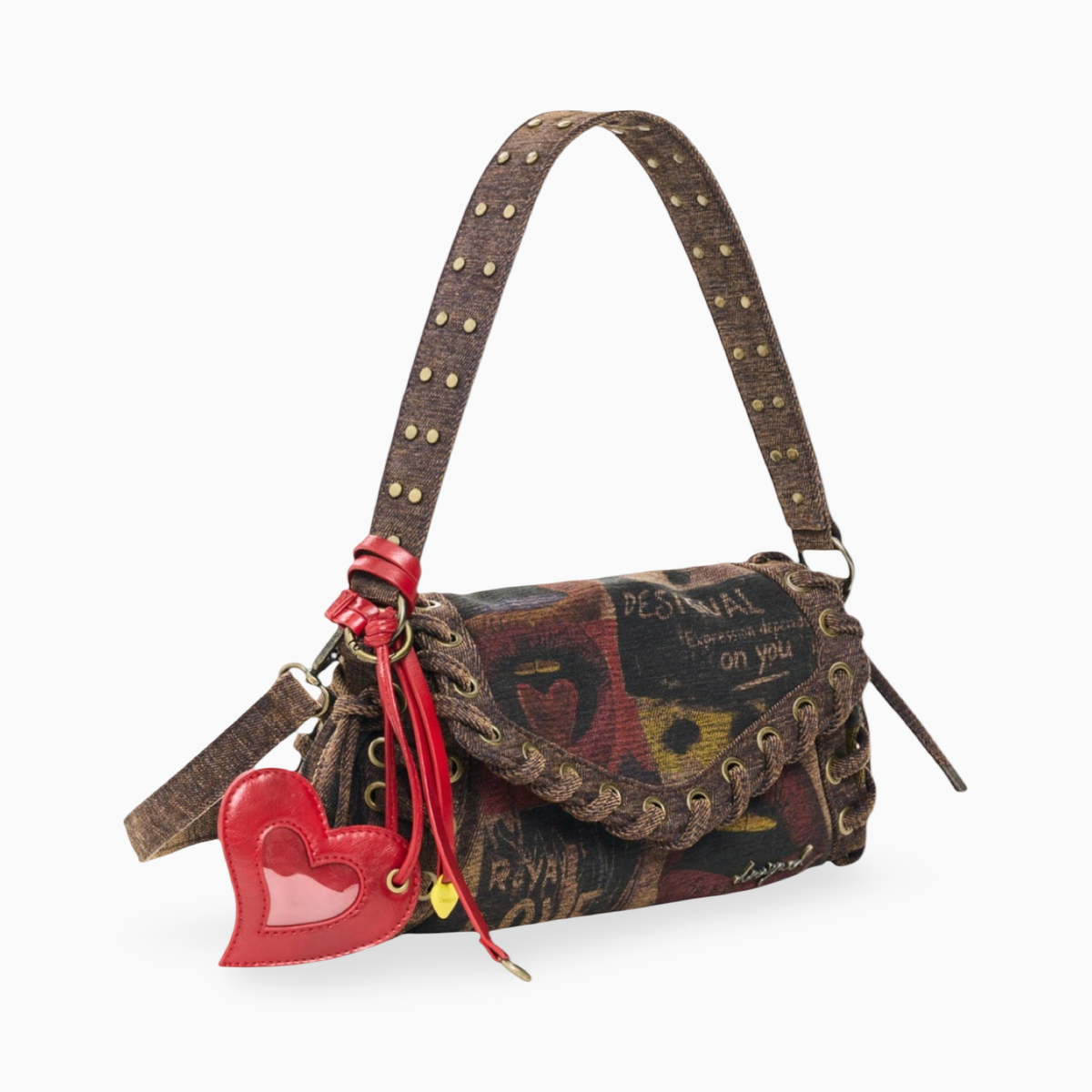 Дамска чанта Desigual Women Crossbody Bag 26WAXD14 9019 Side View
