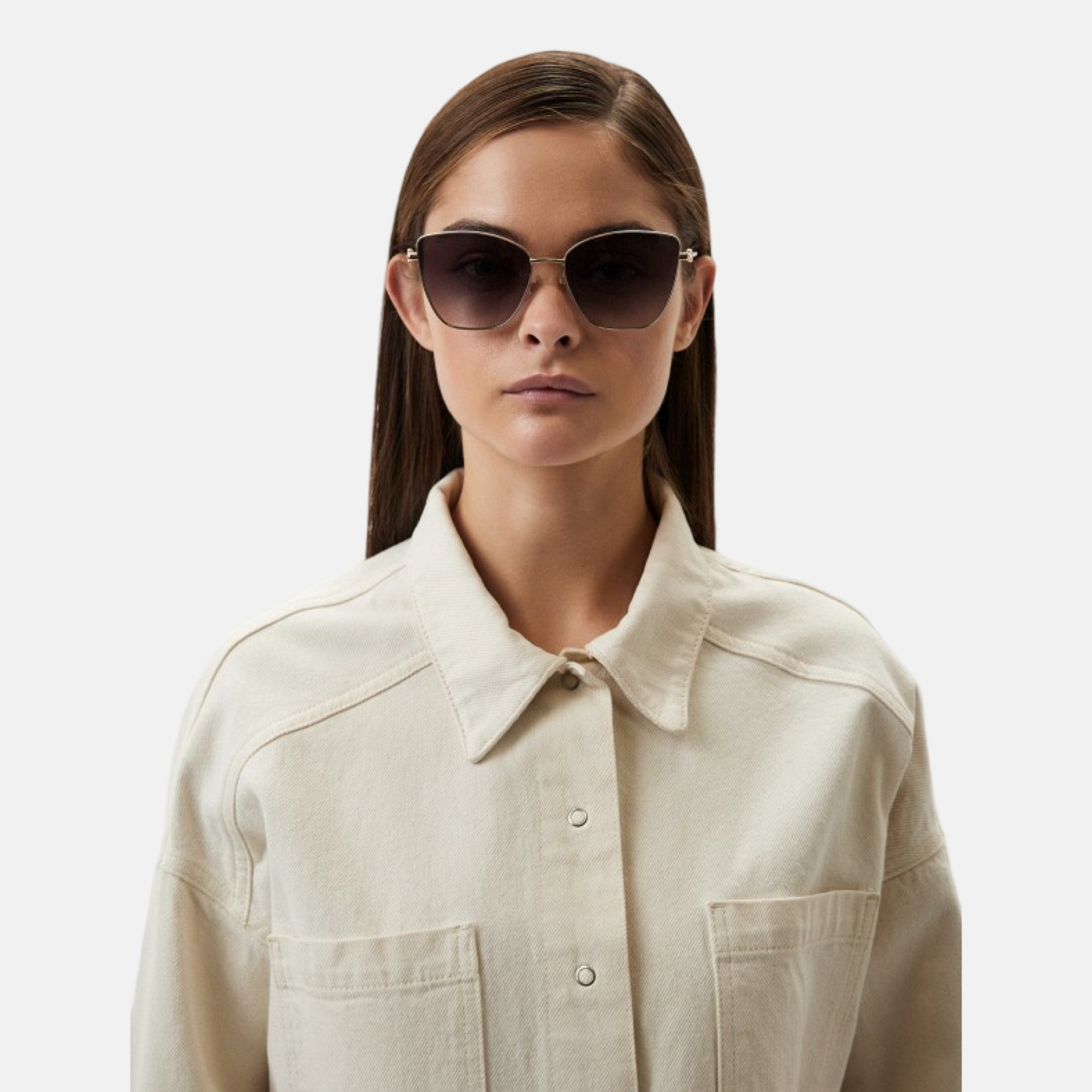 Дамски слънчеви очила Furla SFU692 0300 ORO Women Sunglasses Model View