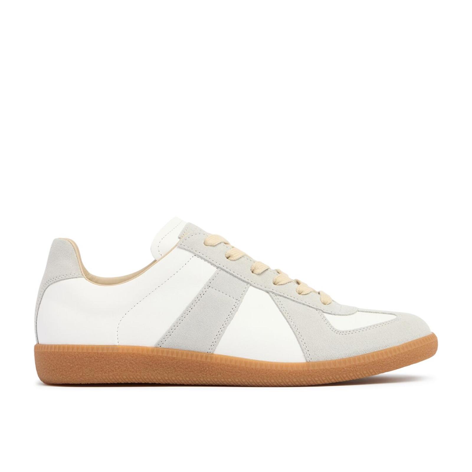 Maison Margiela Low Replica Leather And Suede Women Sneakers