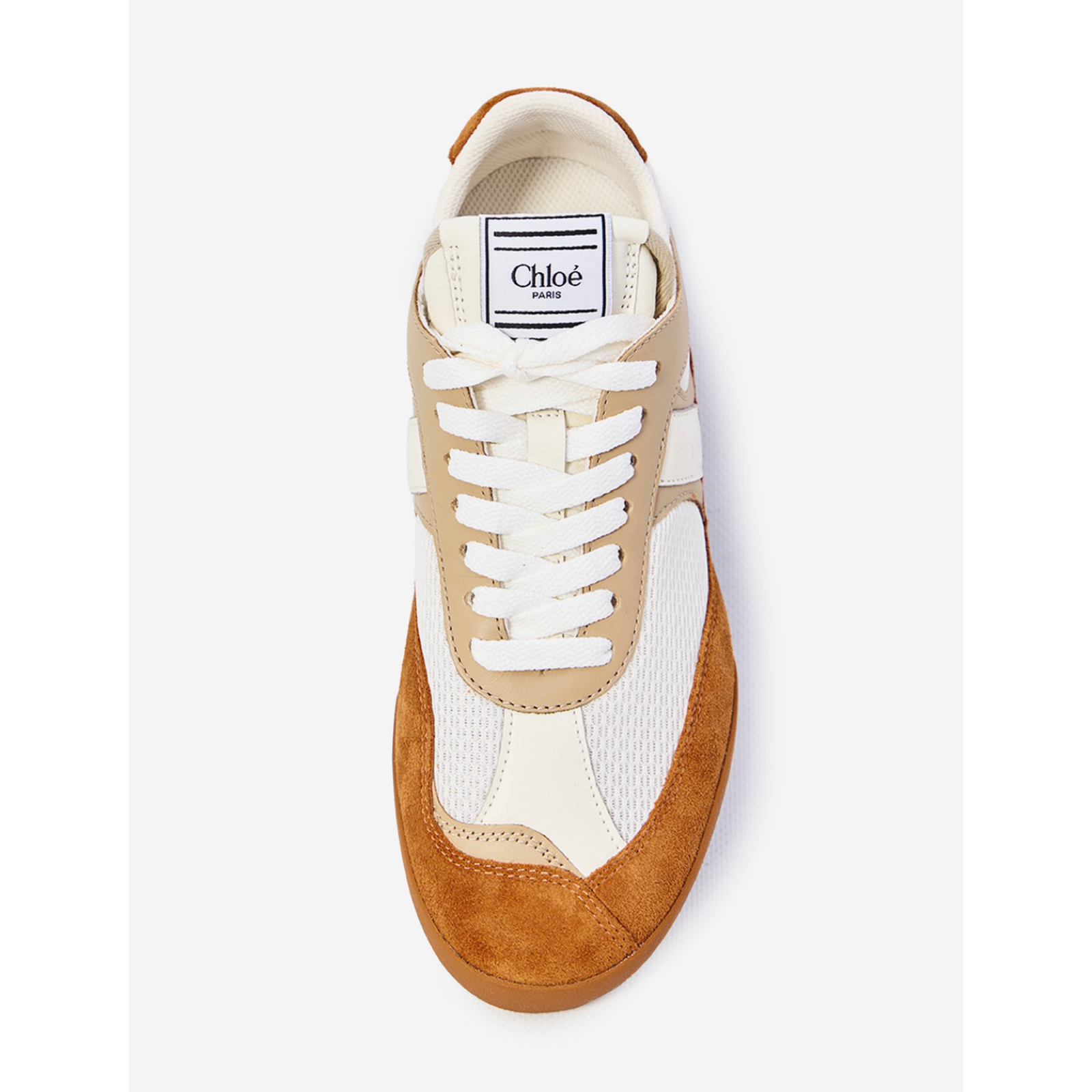 Chloé Kick Sneakers CH25W07IVD25X Top View
