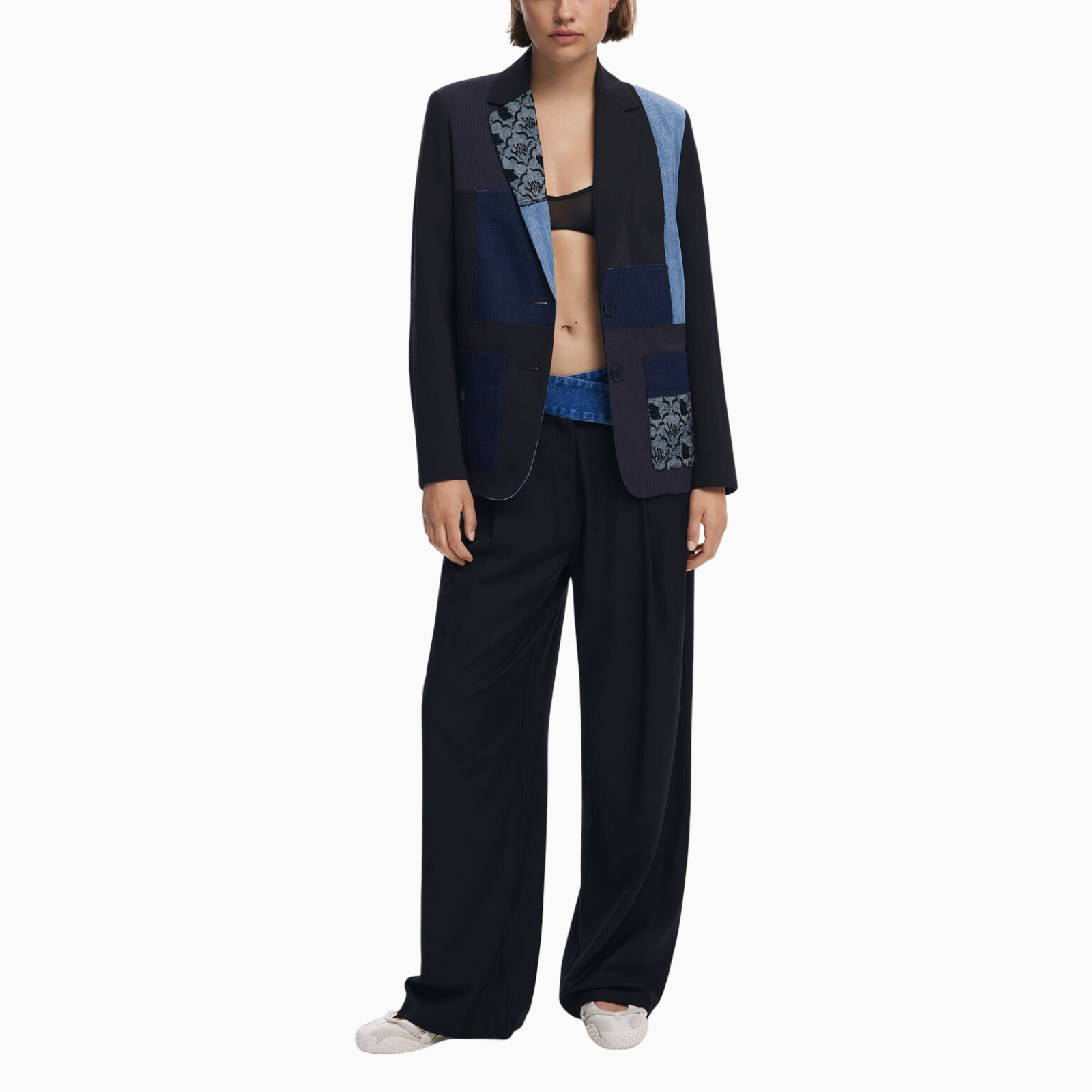 Дамски сако Desigual Women Blazer 25WWEW51 Front View