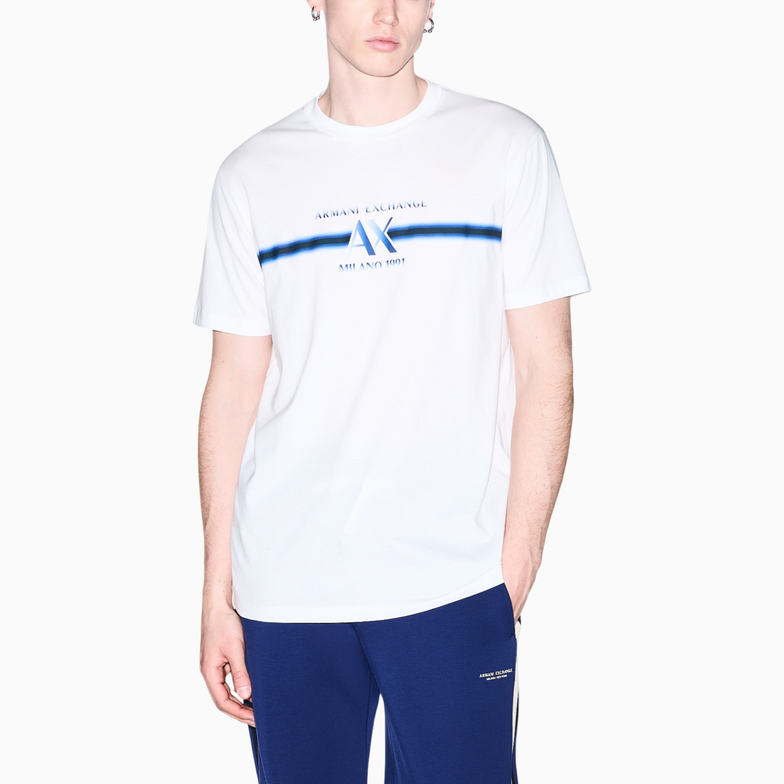 Мъжка тениска Armani Exchange Men T-shirt XM003103 AF10356 U0009 Front View