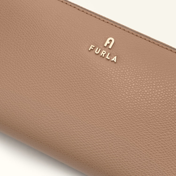 Дамско клъч портмоне Women’s clutch wallet Furla Camelia XL WP00322ARE000 1257S Greige logo view
