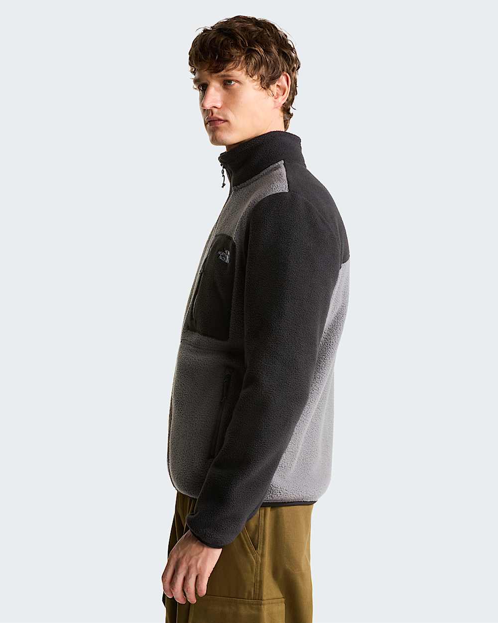 Men’s fleece sweatshirt The North Face Yumiori
NF0A883R RPI Black and Gray side view
