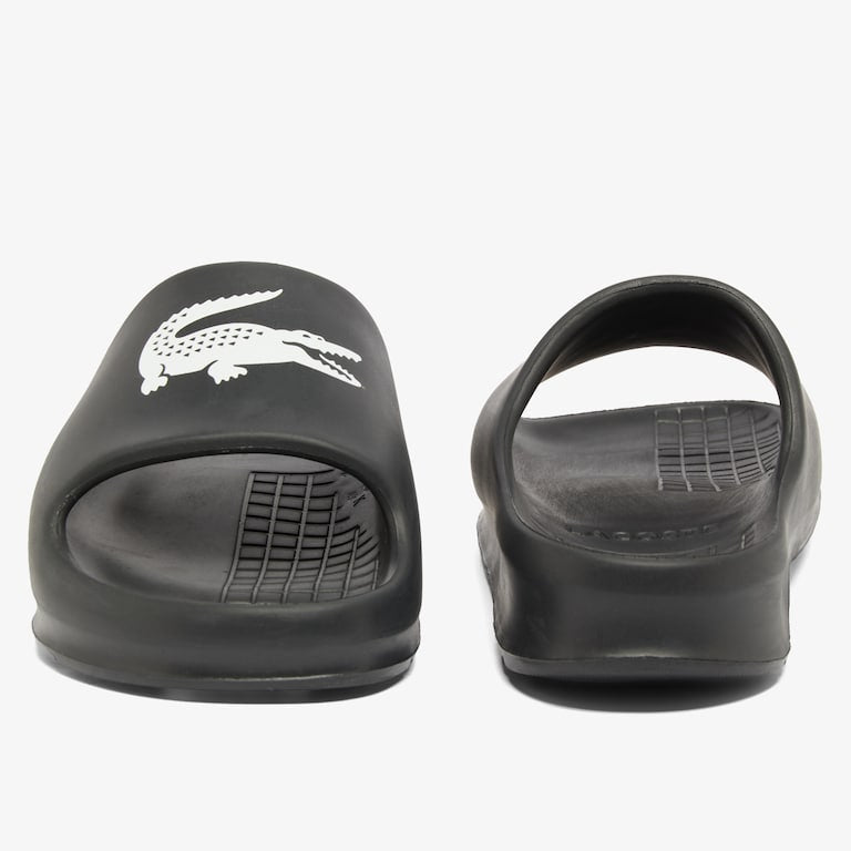 Мъжки чехли Men’s slippers Lacoste Serve Slide 2.0 48CMA0010-312 Black / White front view