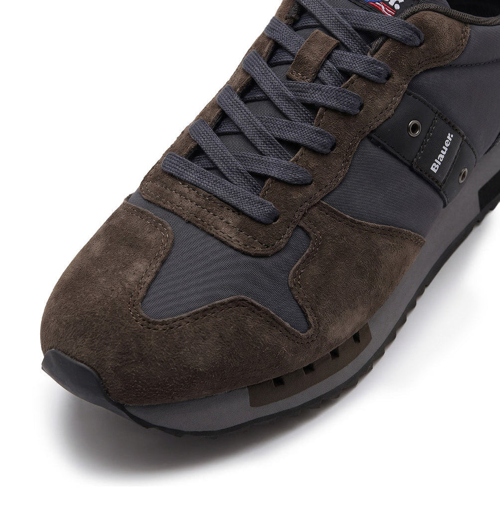 Мъжки маратонки Men’s sneakers Blauer F6QUEENS01WAX Gray / Brown toe view