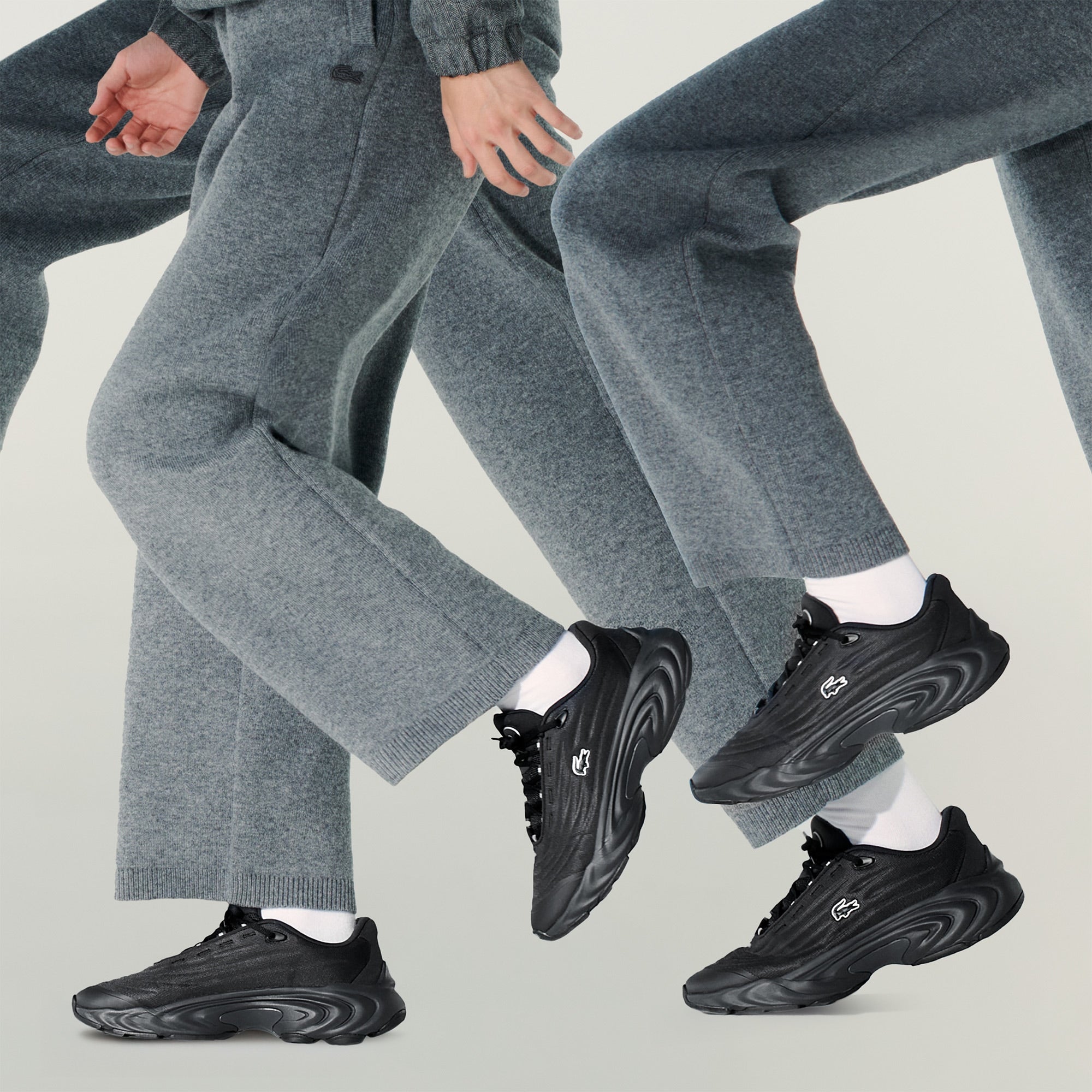 Мъжки маратонки Men’s sneakers Lacoste Spinor 50SMA0166-17C Dark Gray social media view