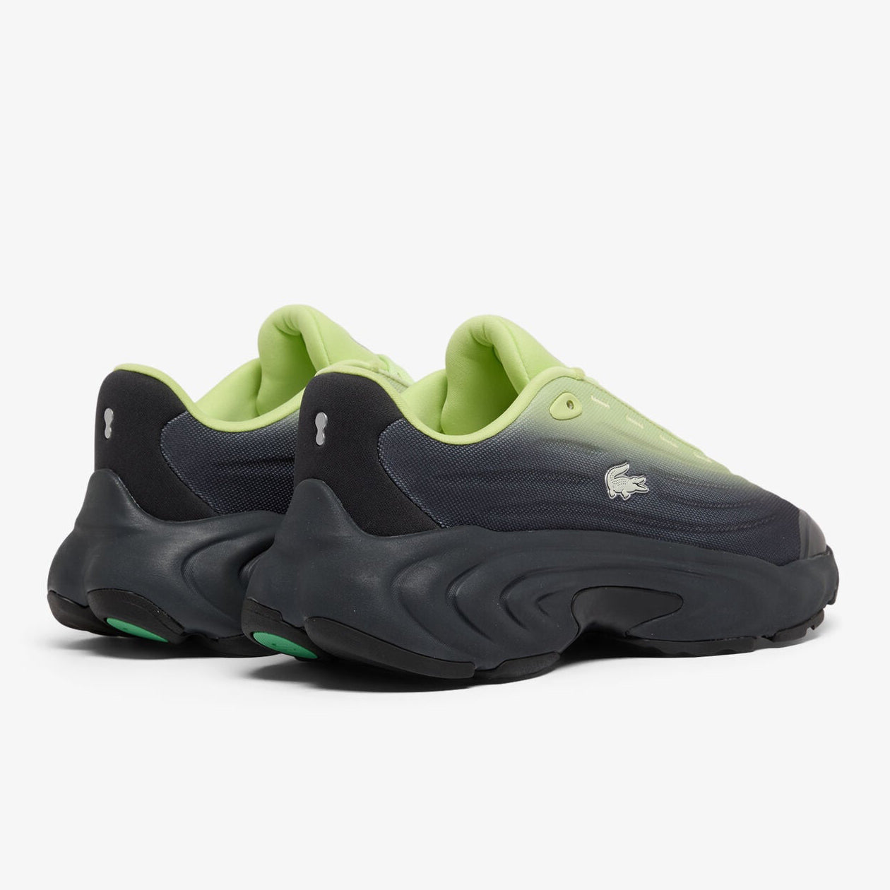 Мъжки маратонки Men’s sneakers Lacoste Spinor 51SMA0053-03C Dark Grey / Light Green heels view