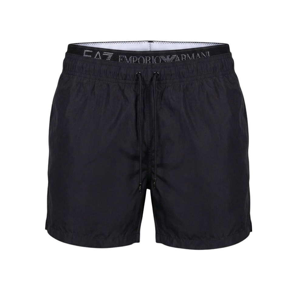Мъжки бански Men’s swimwear EA7 Emporio Armani 7M001689 AF21074 UC001 Black front view