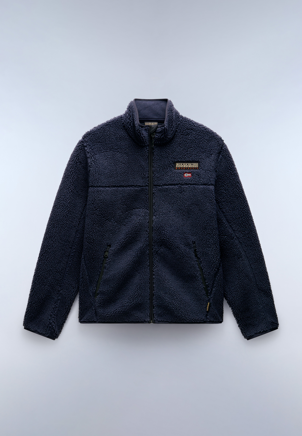 Men’s zip-up fleece jacket Napapijri Tynik
NP0A4IA9T TYNIK FZ 176 Dark Blue front view