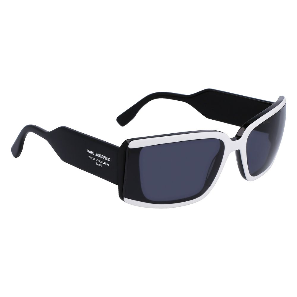 Дамски слънчеви очила Unisex sunglasses KARL LAGERFELD KL6106S6 Black angled view