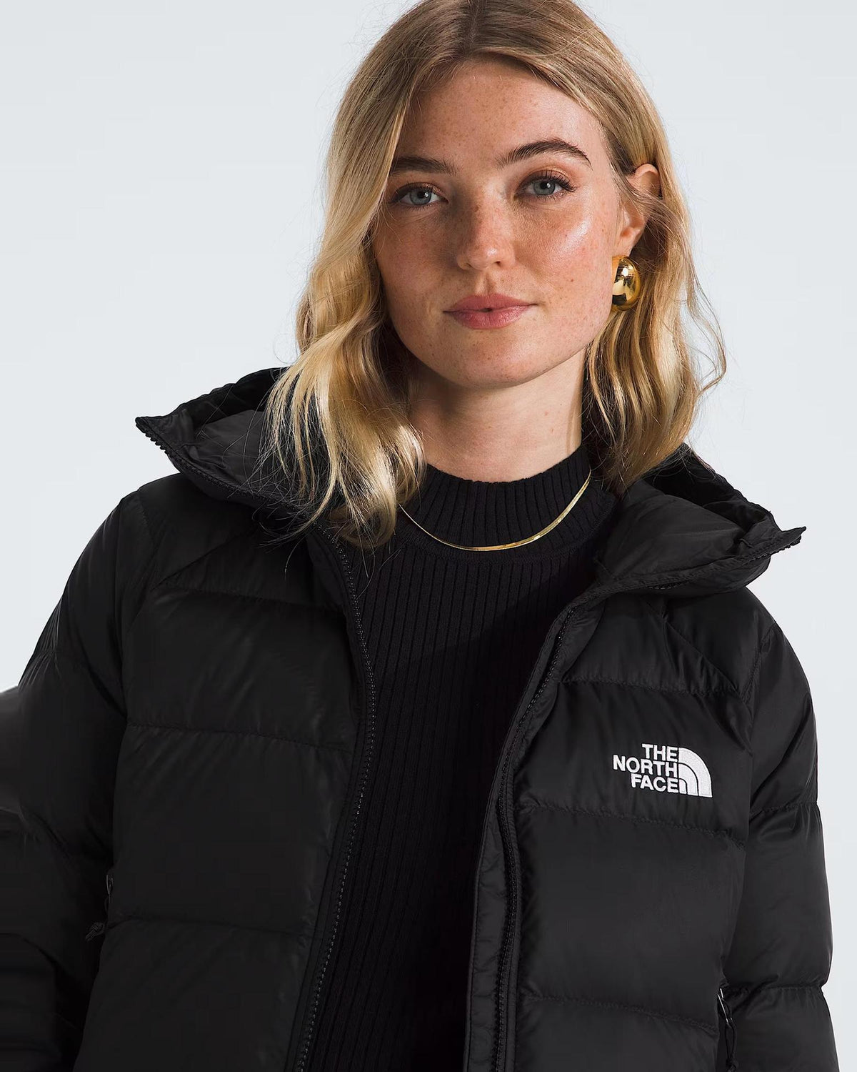 Women’s Hydrenalite™ Down Hooded Jacket
NF0A5GGG JK3 Black close up view