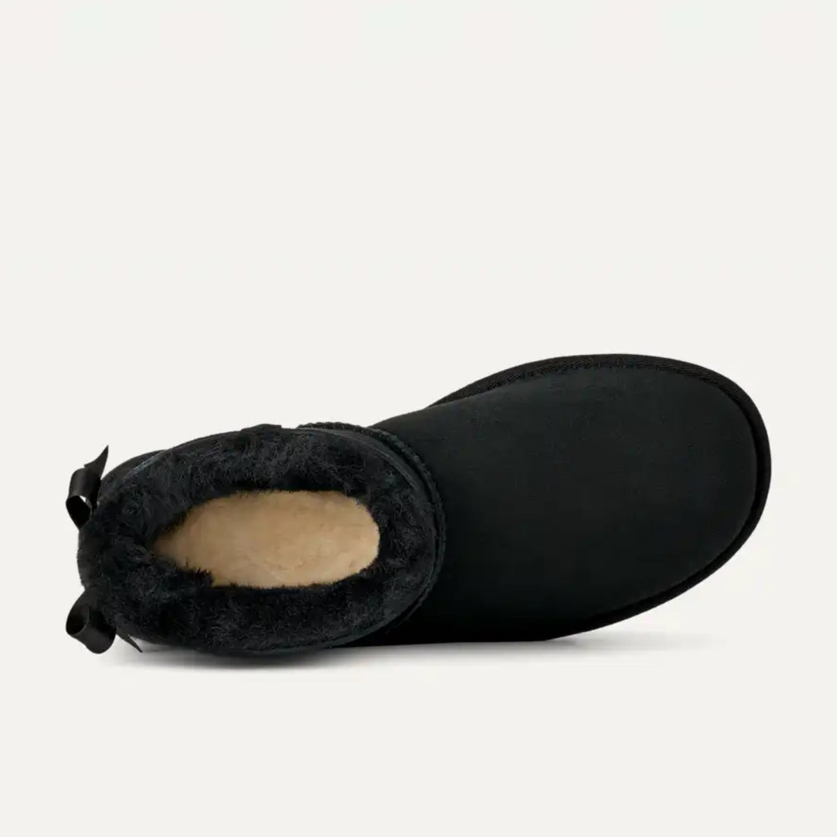 Дамски боти Women’s UGG Ultra Mini Bailey Bow Boots 1185491 Black top view