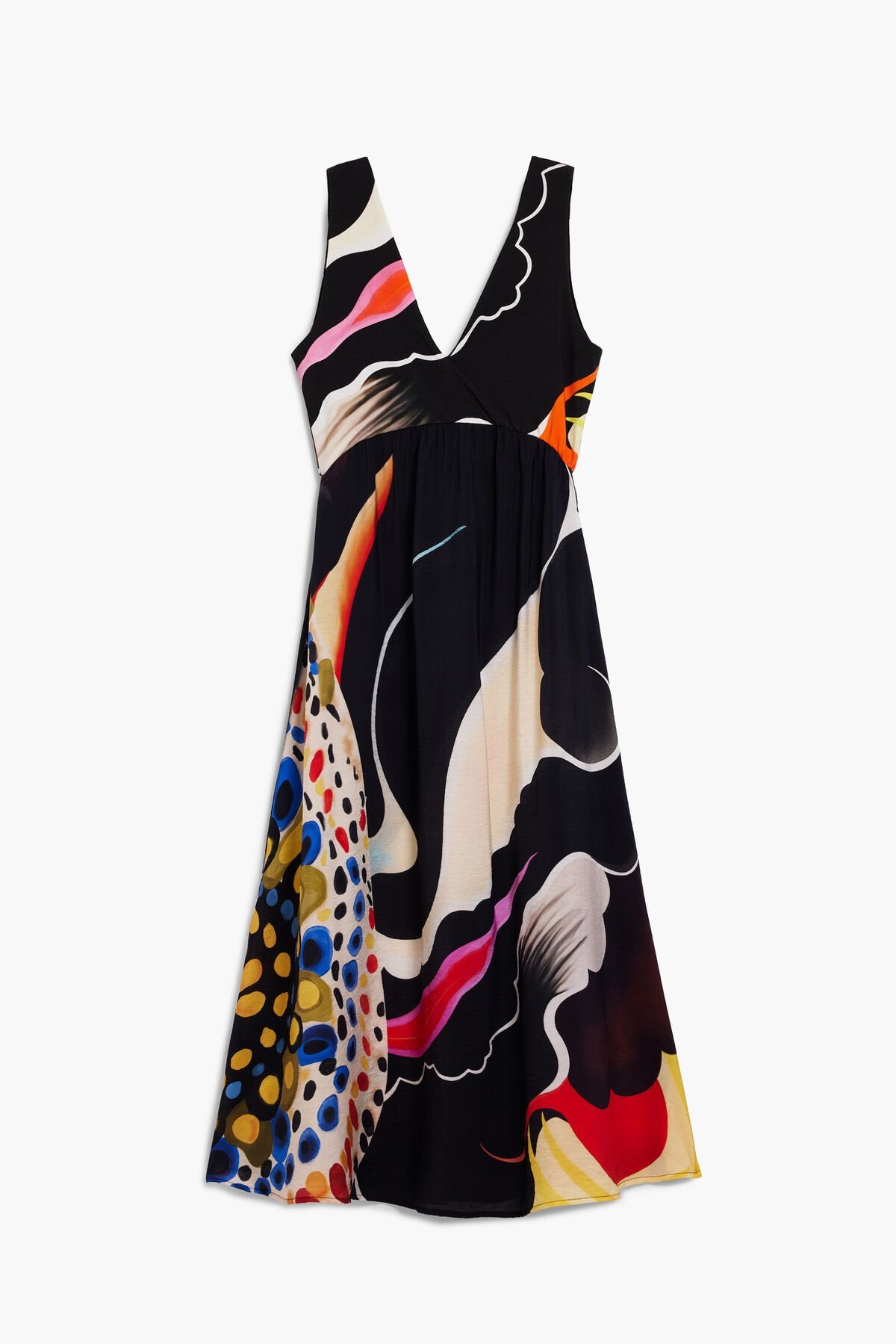 Дамска рокля Women’s dress Desigual by M. Christian Lacroix 26SWVW602000 front view 2